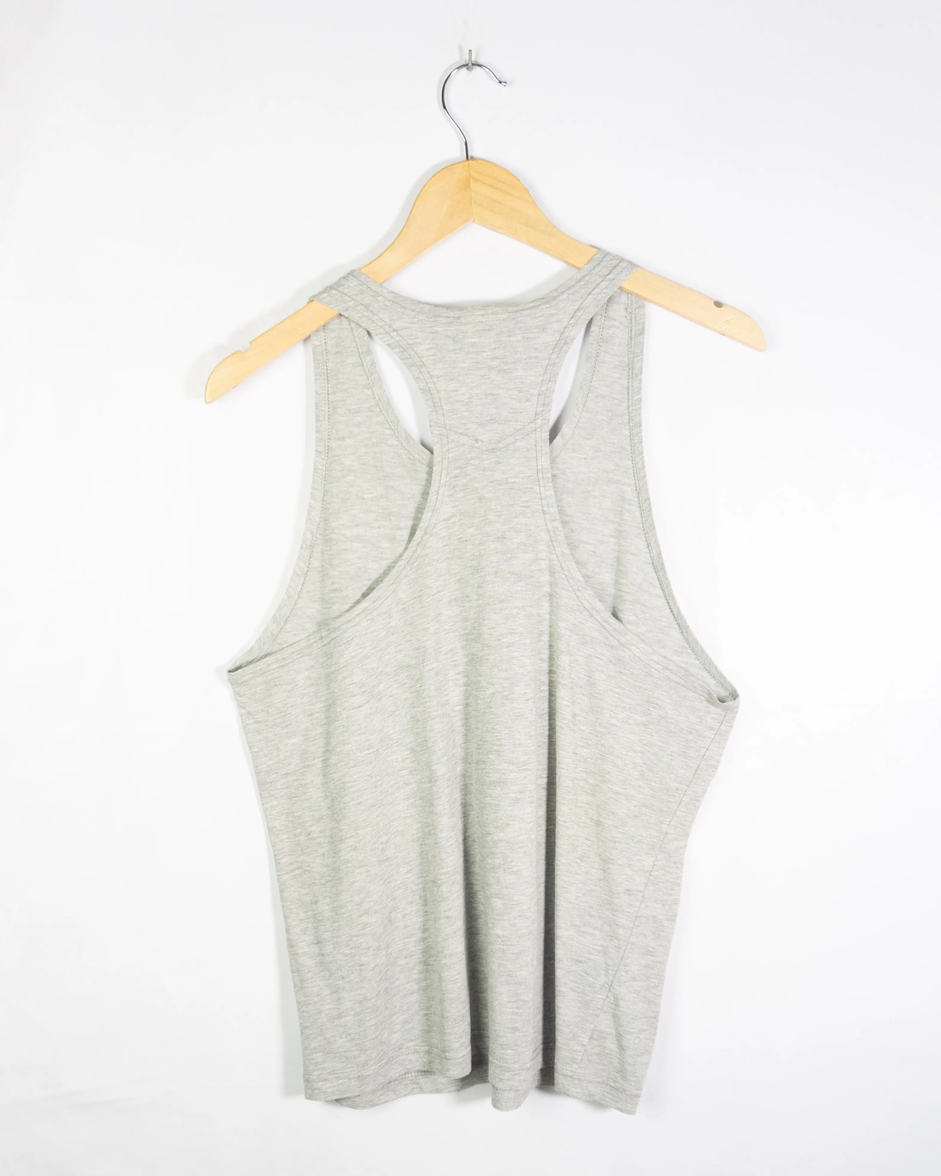 Camiseta Tirantes Nike Gráfico Gris Vintage 90s — Talla S