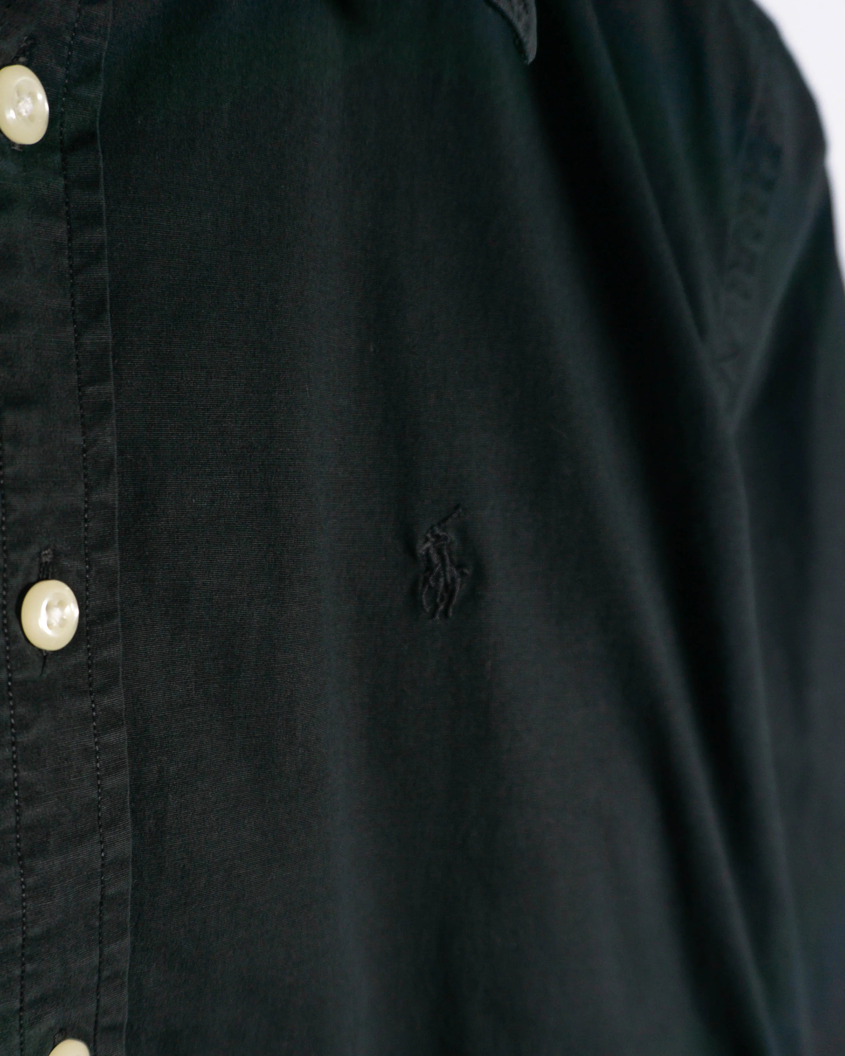 Camisa Ralph Lauren Sport Negra 00s Mujer — Talla M