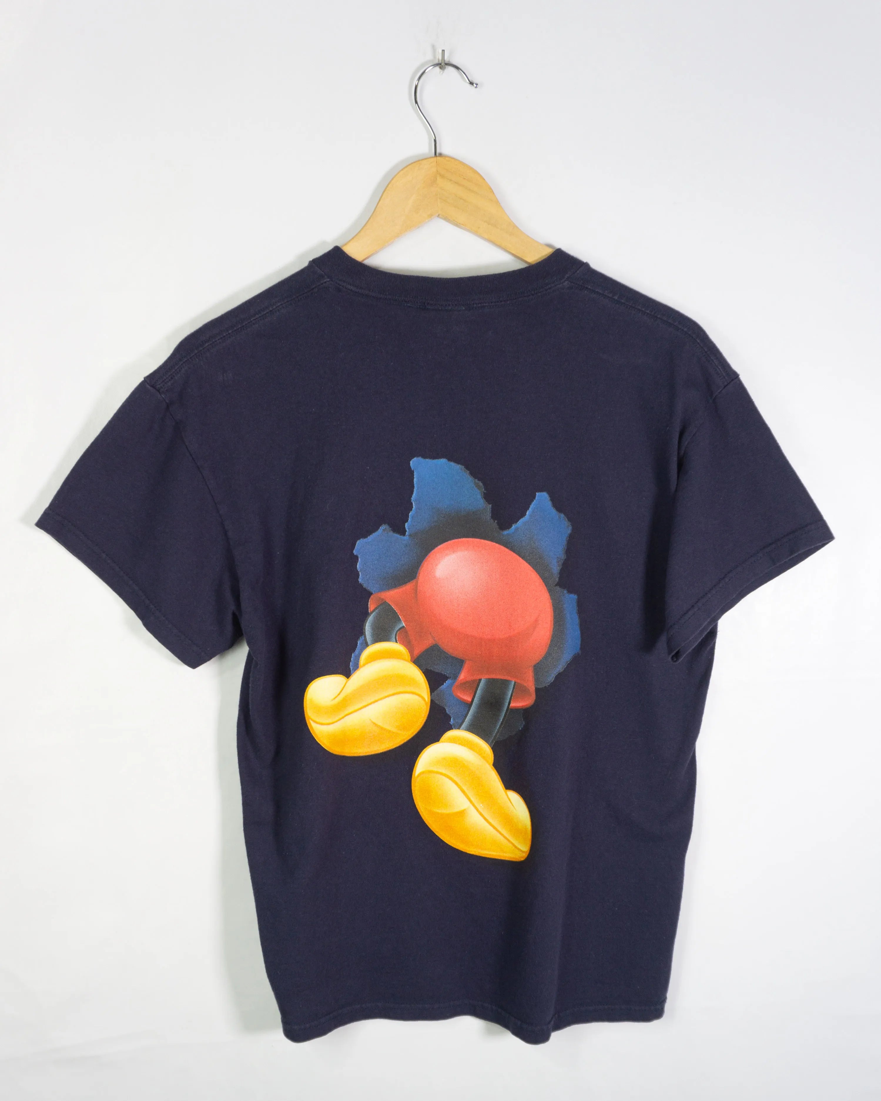 Camiseta Disney Mickey Mouse Azul Marino Vintage — Talla S
