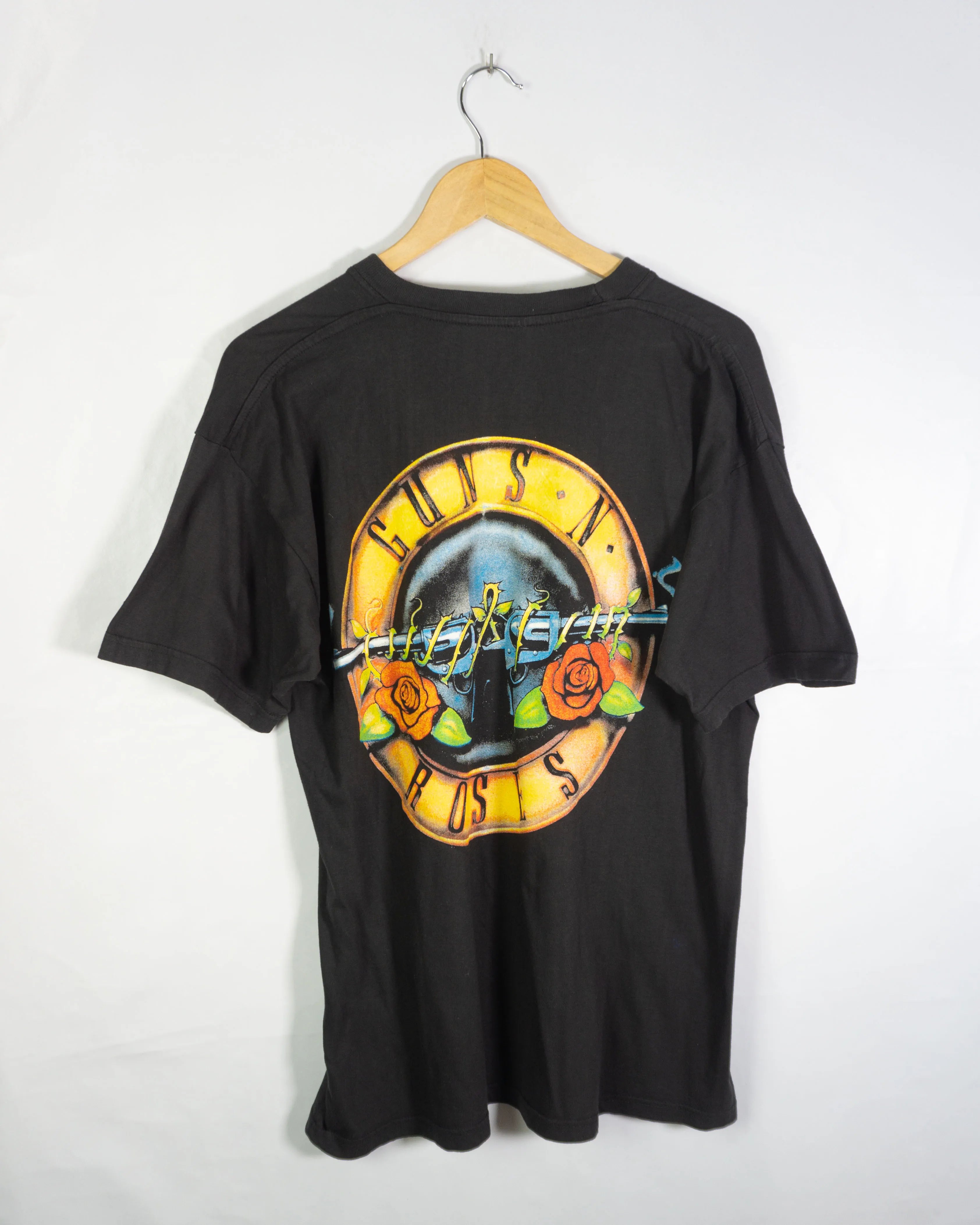 Camiseta Guns N' Roses Axl Rose Negro Vintage 00s — Talla L