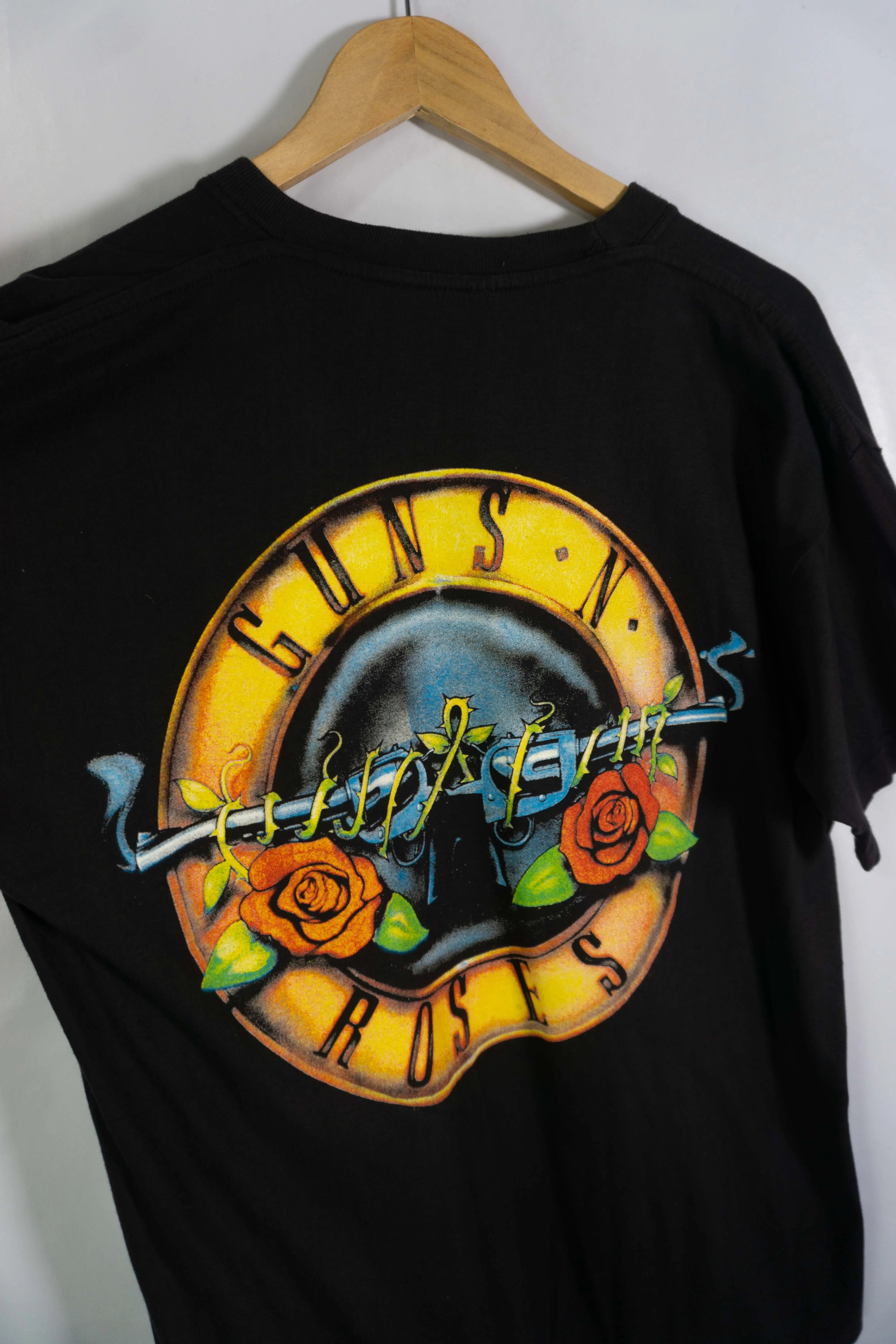 Camiseta Guns N' Roses Axl Rose Negro Vintage 00s — Talla L