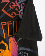 Camiseta Led Zeppelin Zoso Negro Hanes Vintage 90s — Talla XL