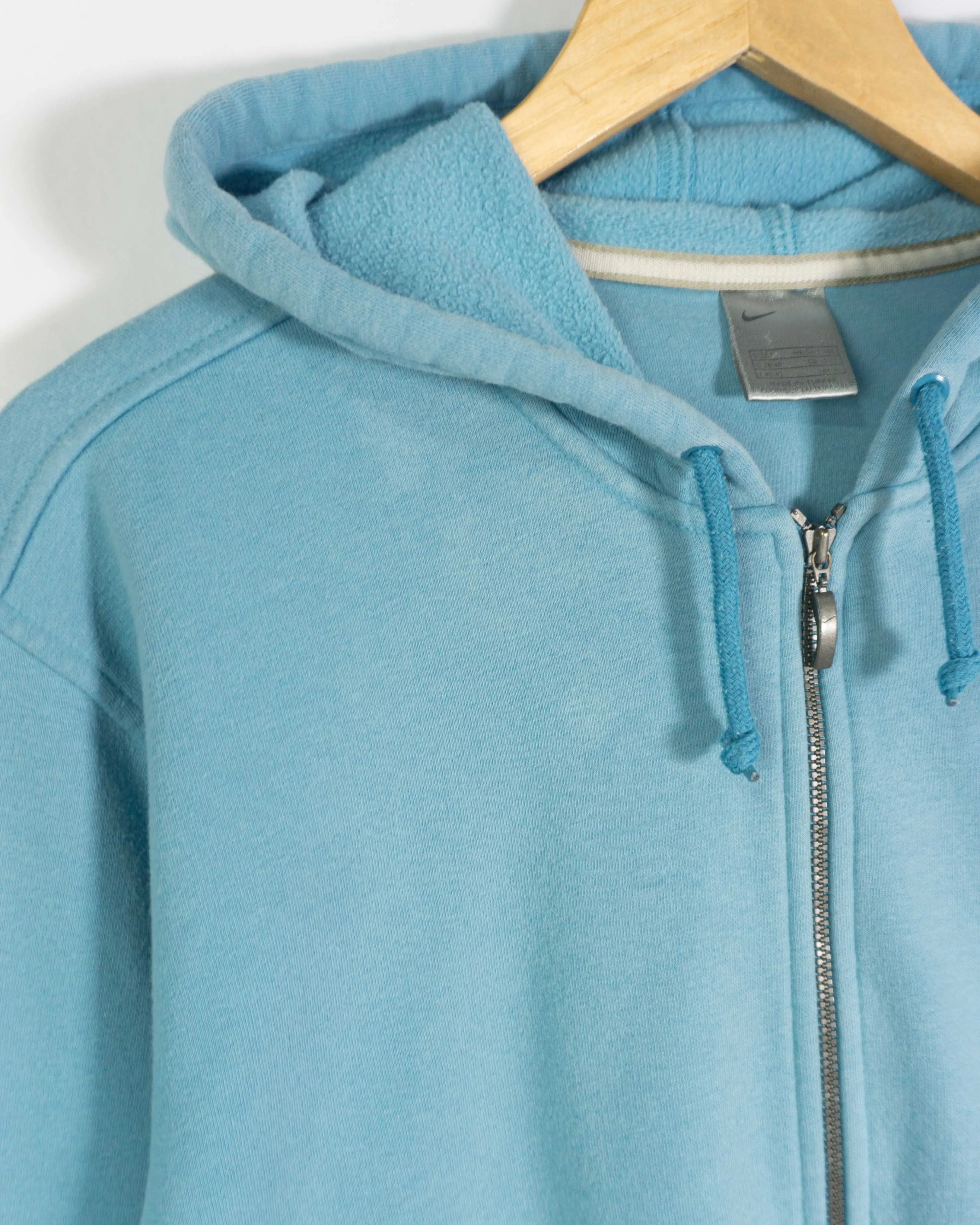 Sudadera Nike Cremallera Azul Celeste vintage 00s Mujer — Talla L