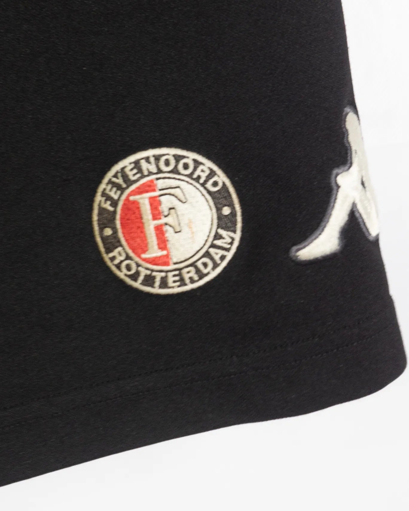Short Kappa Feyenoord Rotterdam Negro vintage 00s — Talla XL