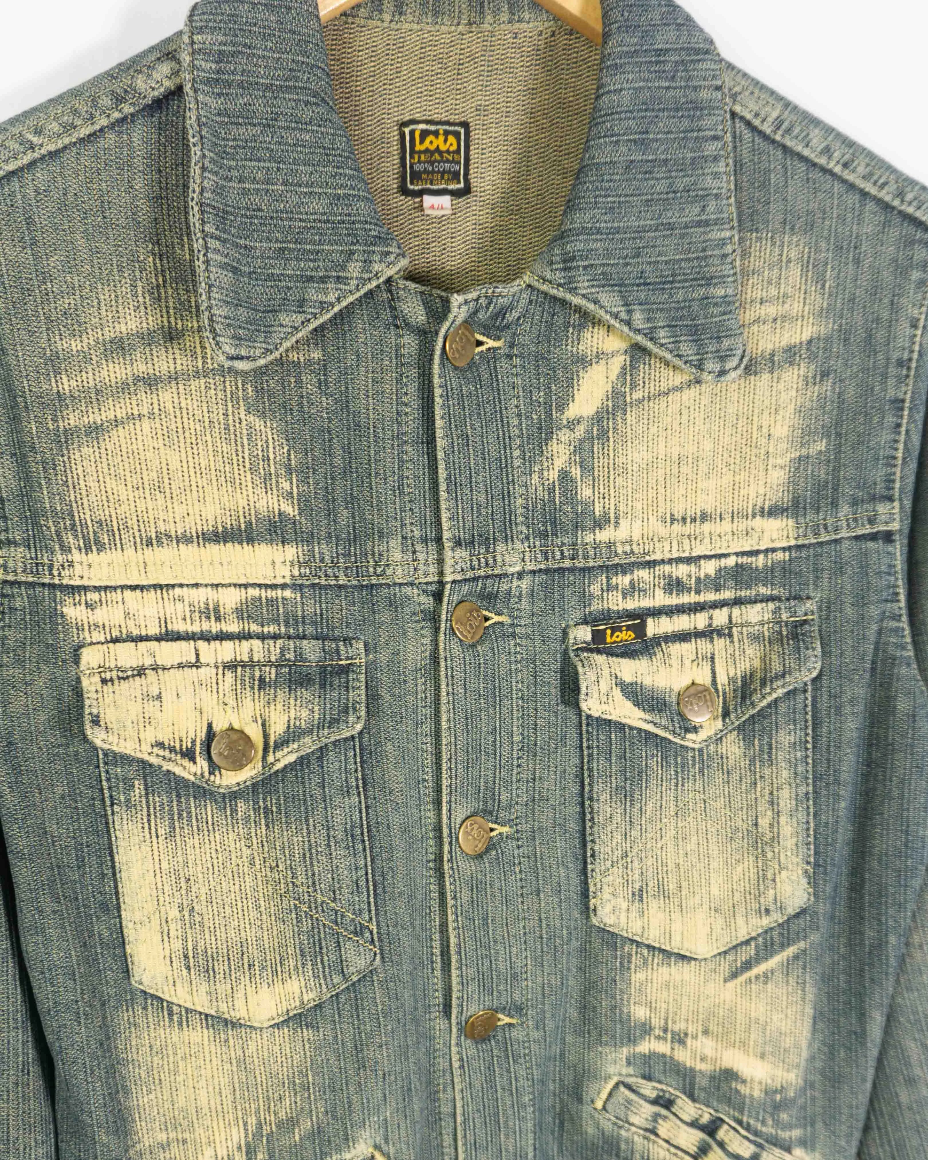 Chaqueta Lois Denim Azul Mujer Vintage 90s — Talla L