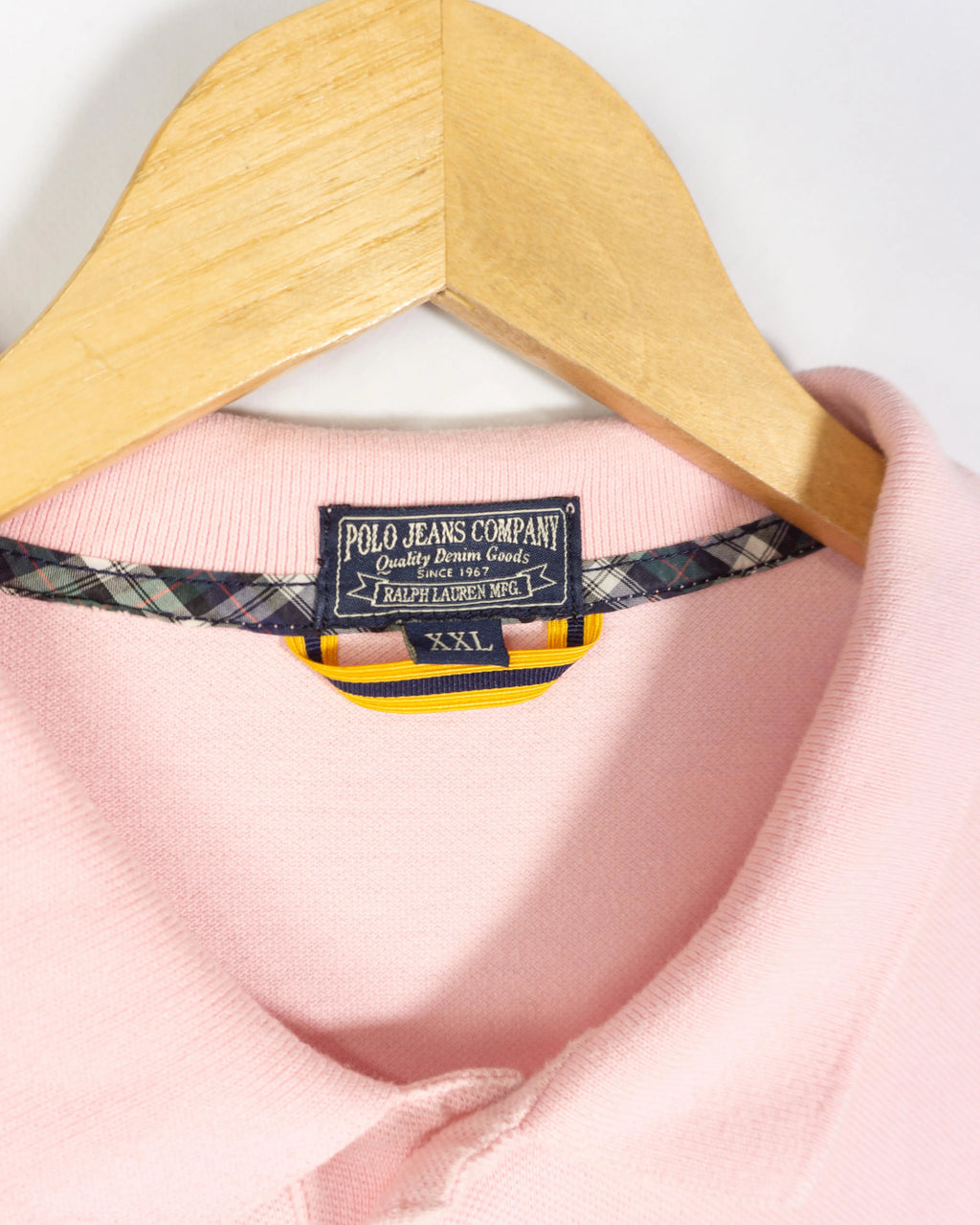 Polo Ralph Lauren Rosa Vintage 90s — Talla XXL