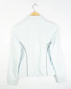 Windbreaker Nike Blanco Negro Vintage 00s Mujer — Talla S