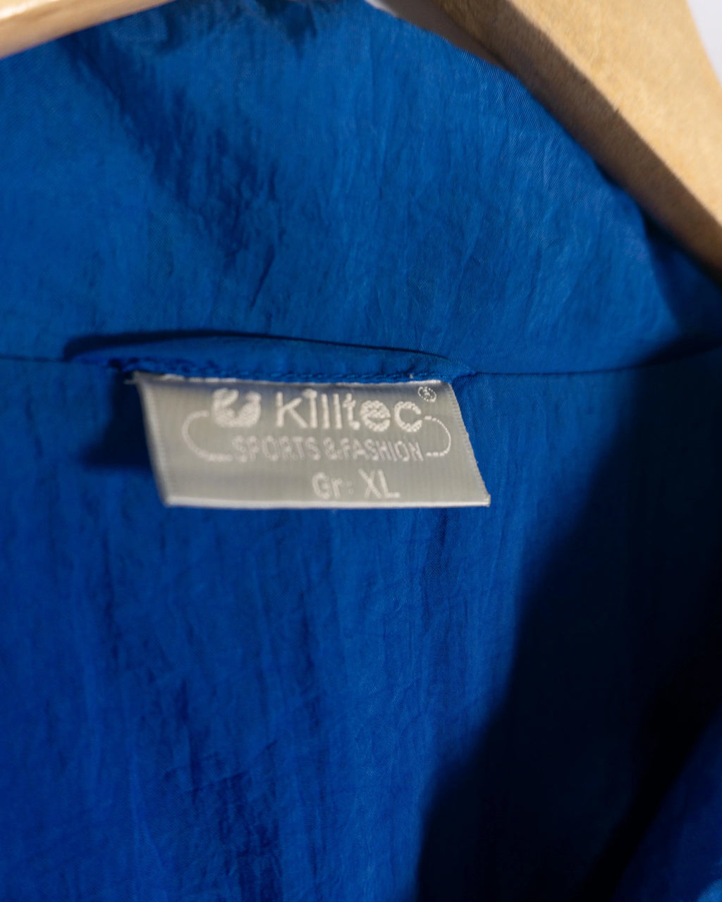 Chaqueta Killtec Azul Rombos Vintage 90s — Talla XL