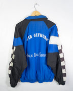 Chaqueta Killtec Azul Rombos Vintage 90s — Talla XL