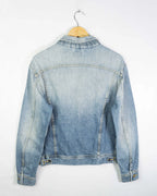 Chaqueta Lee 101 Denim Azul Vintage 90s Mujer — Talla L