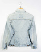 Chaqueta Levi's Light Wash Azul Vintage 90s — Talla S