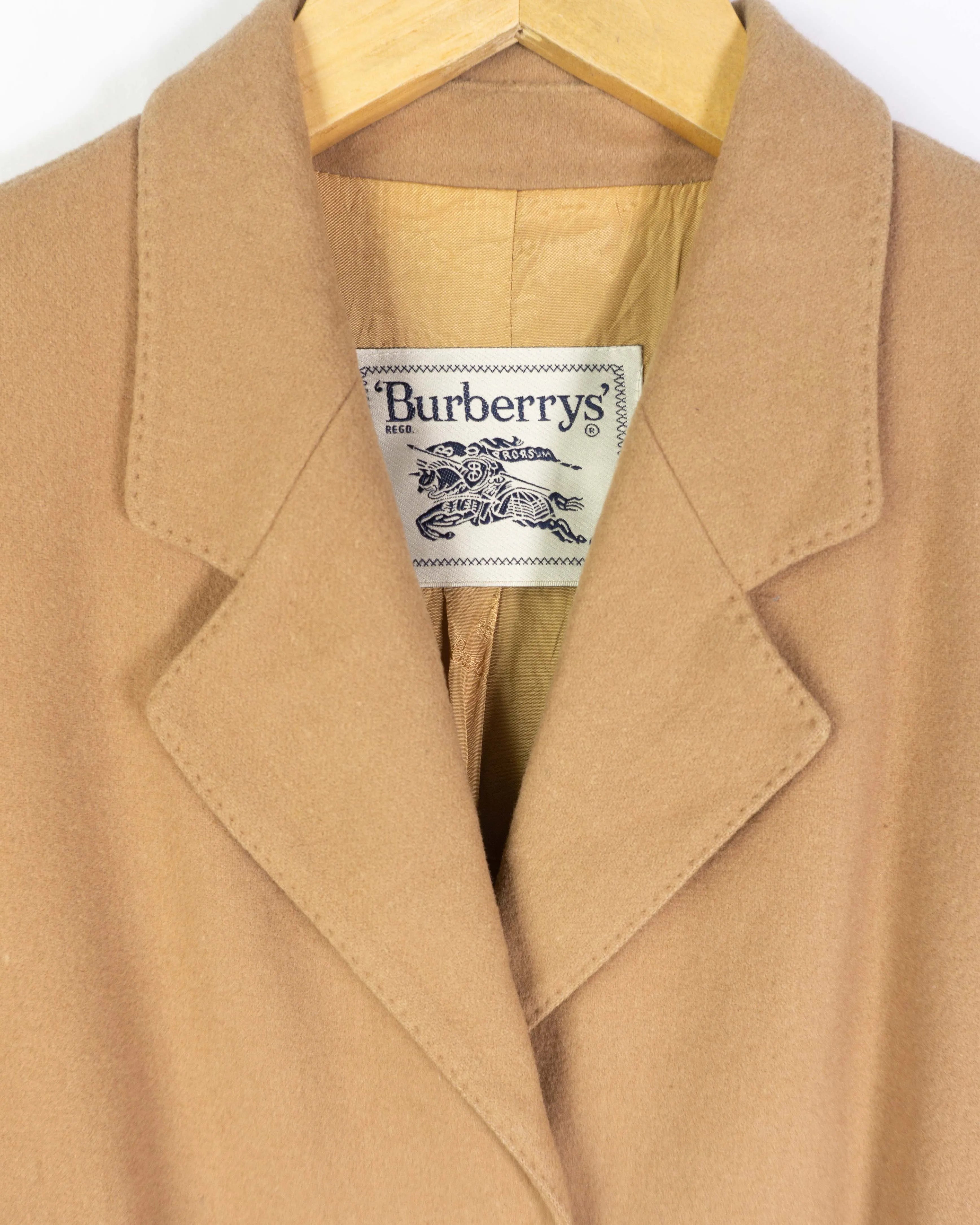 Blazer Burberrys Beige Vintage 90s Mujer — Talla M