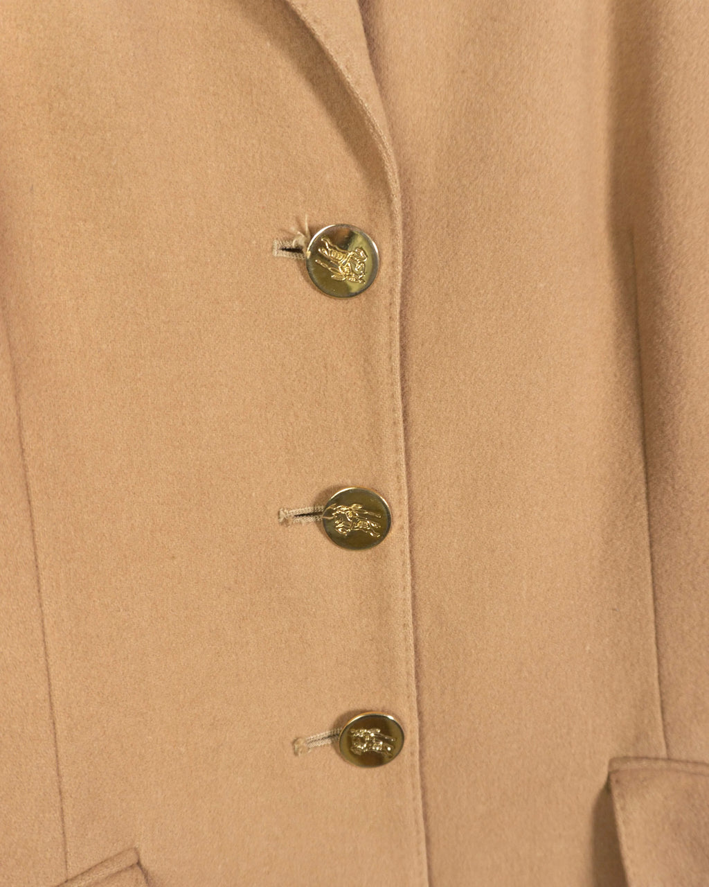 Blazer Burberrys Beige Vintage 90s Mujer — Talla M