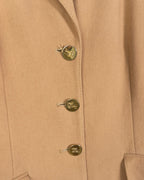 Blazer Burberrys Beige Vintage 90s Mujer — Talla M