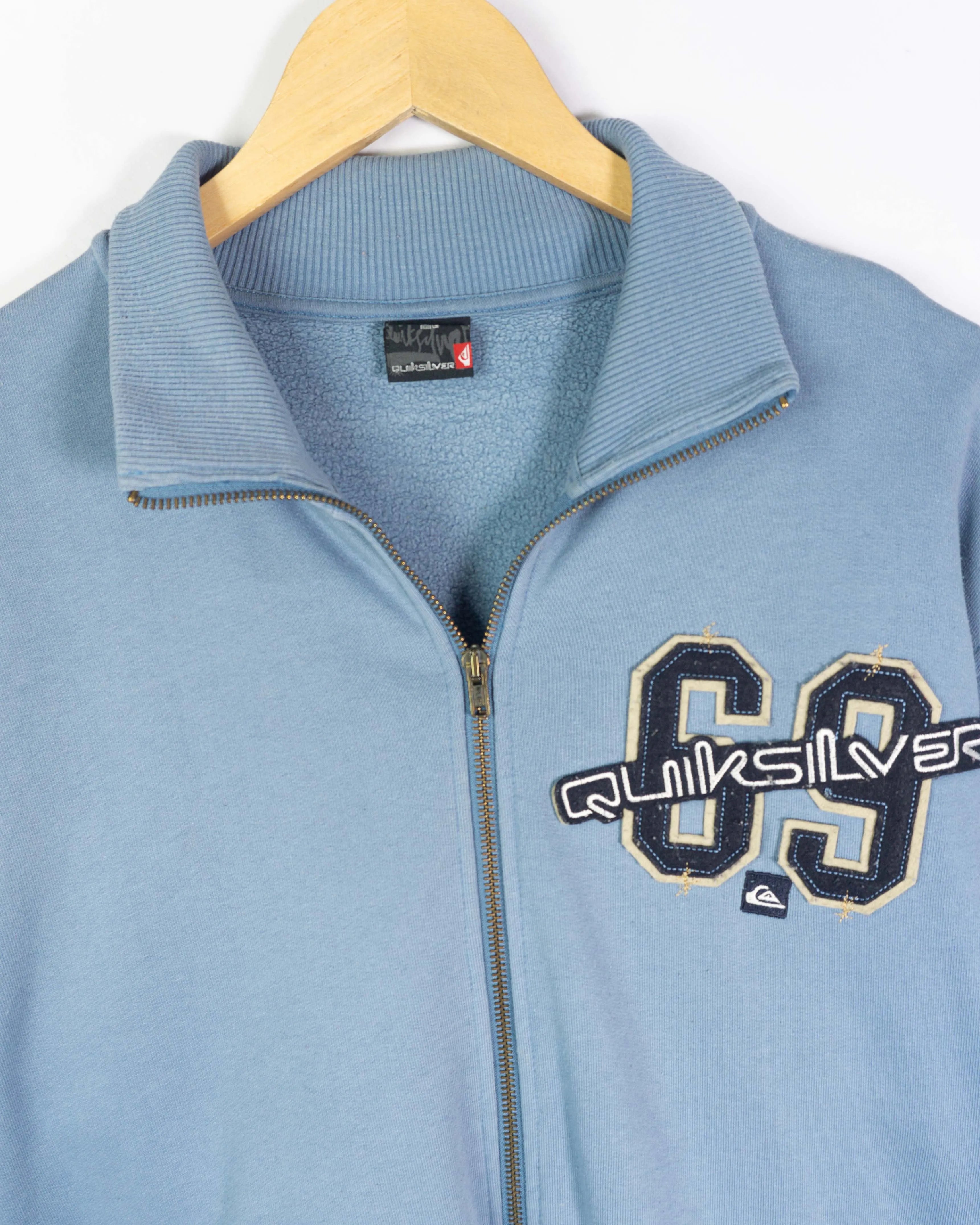 Sudadera Quiksilver Azul Vintage 00s — Talla XL