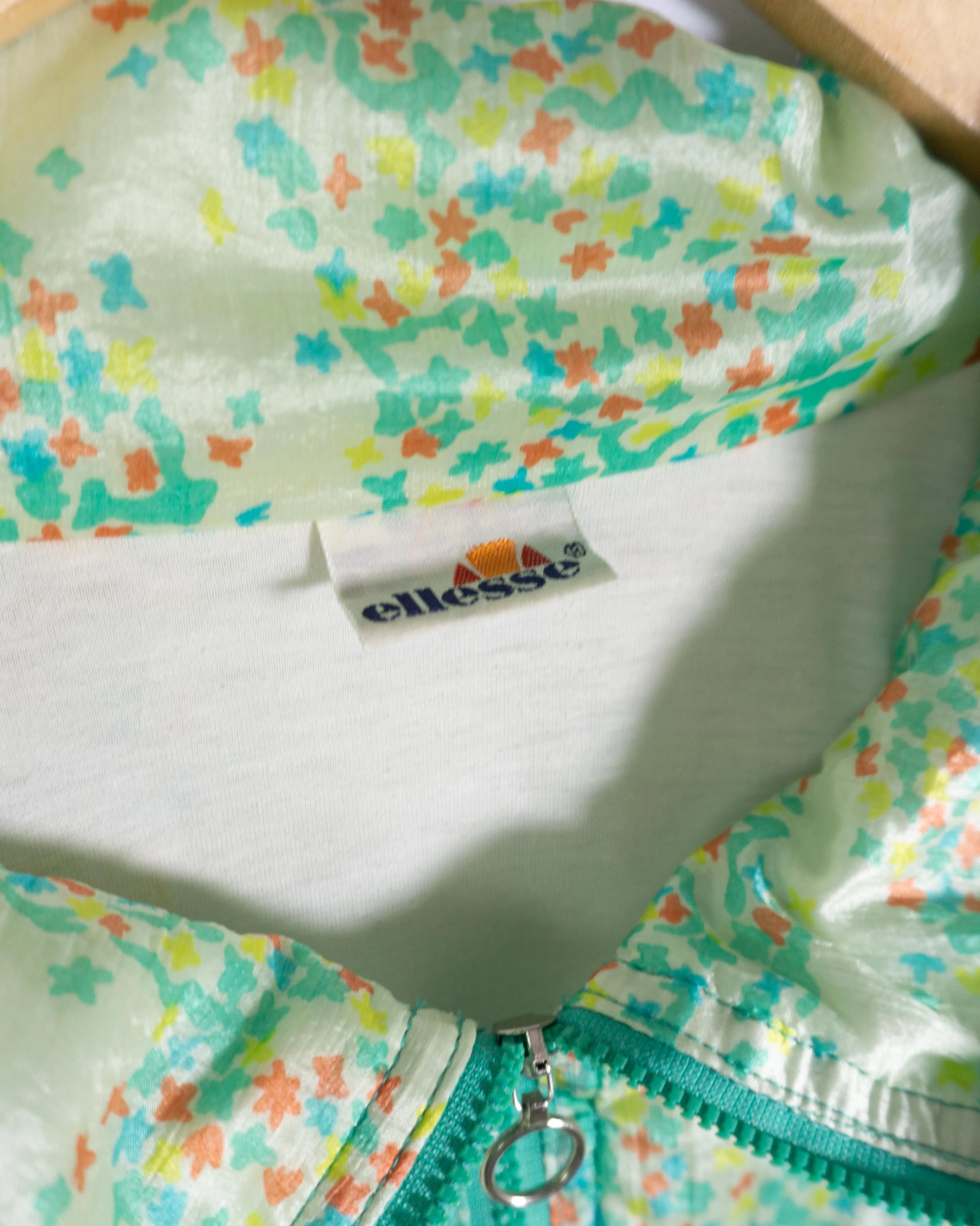 Chaqueta Ellesse Floral Vintage 90s Mujer — Talla L