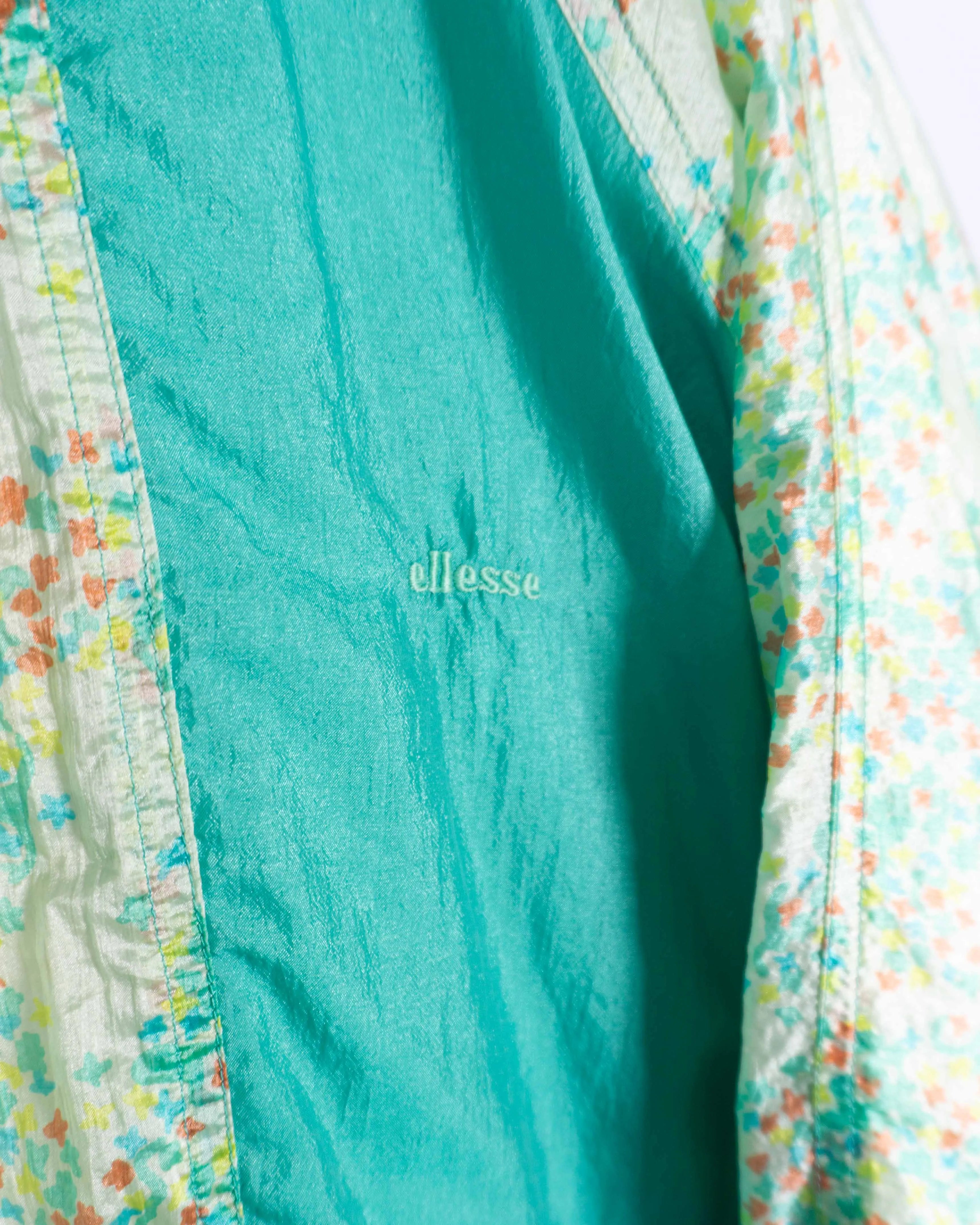 Chaqueta Ellesse Floral Vintage 90s Mujer — Talla L