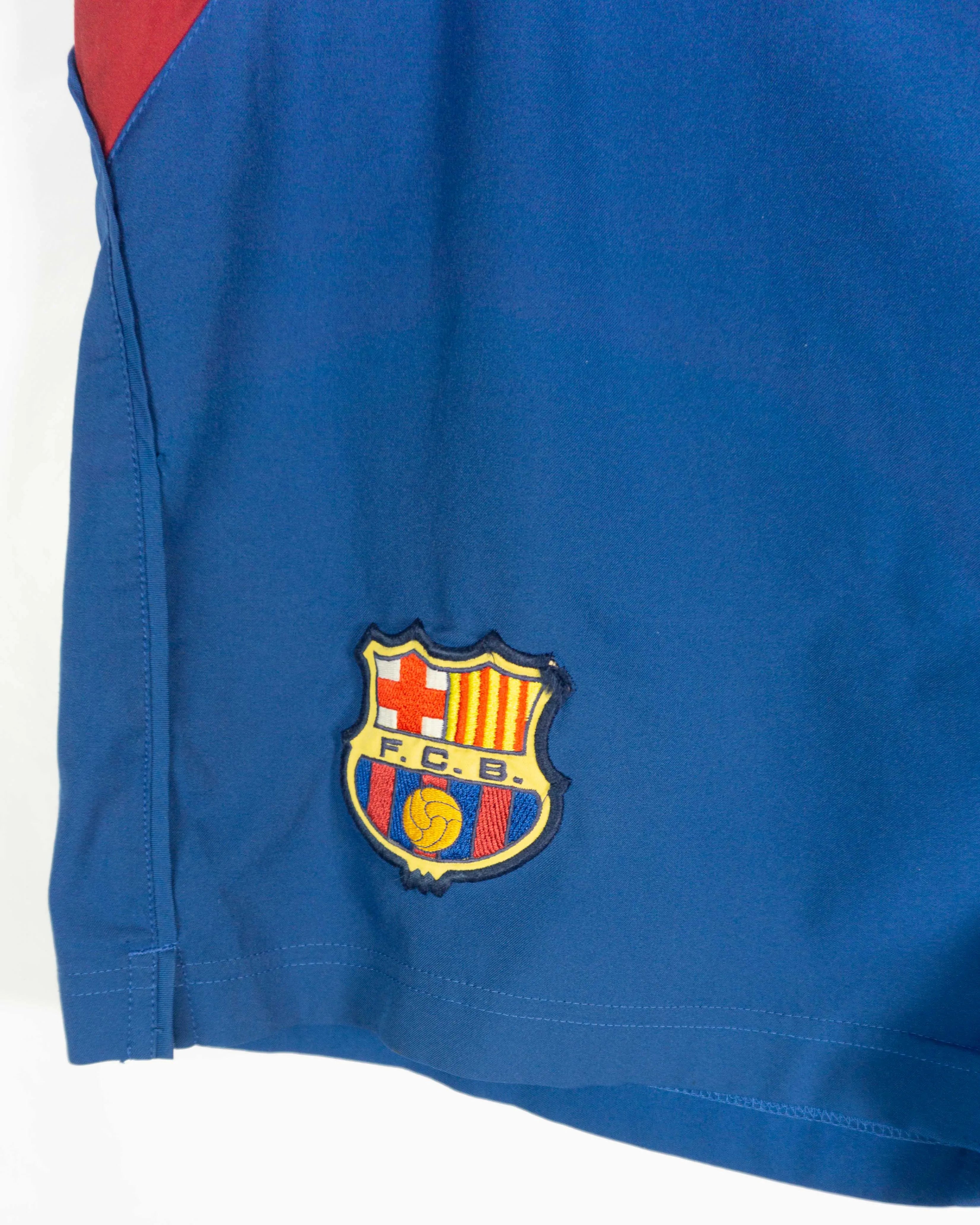 Short Nike FC Barcelona Azul Vintage 00s — Talla M