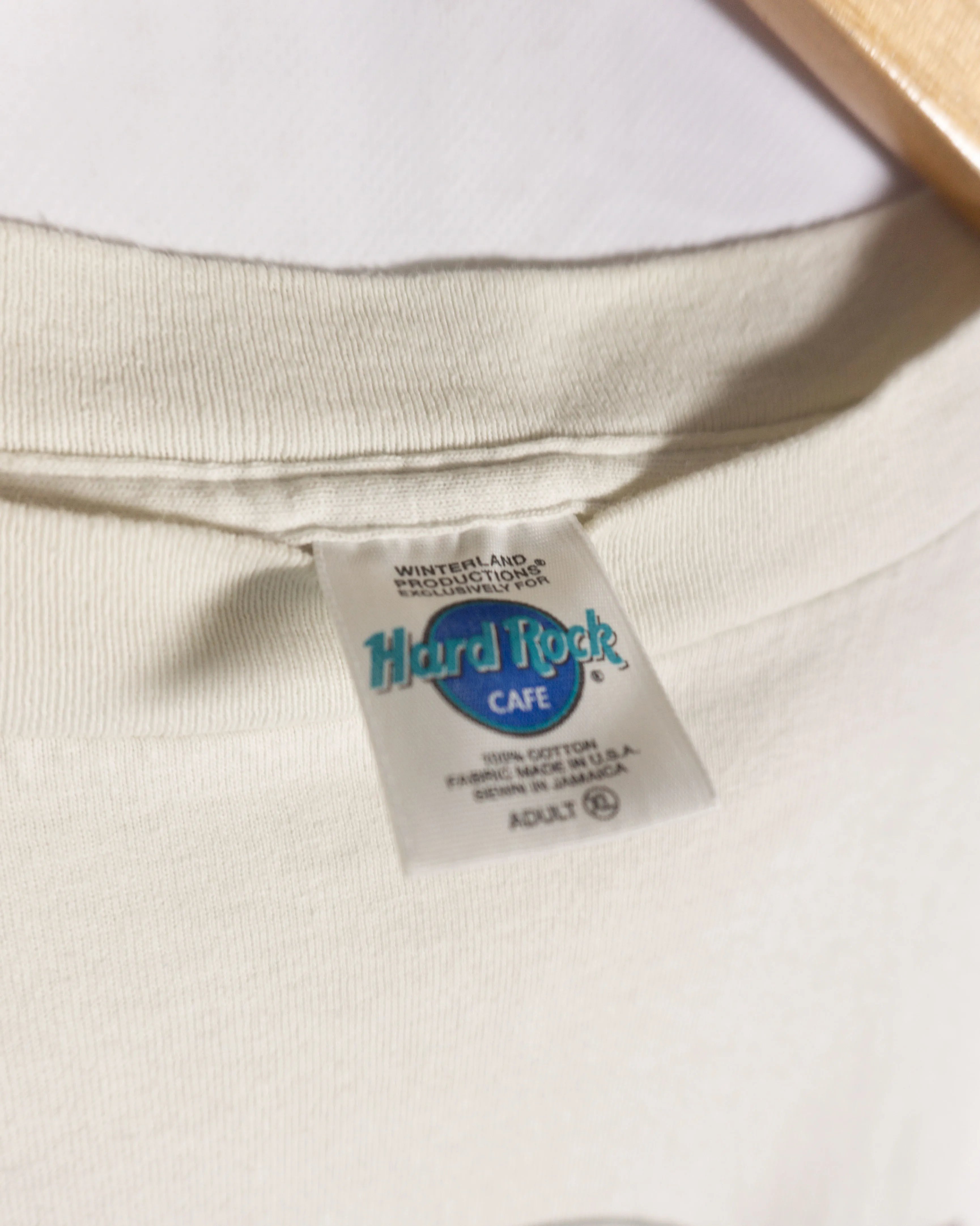Camiseta Hard Rock Cafe Las Vegas Vintage 90s — Talla XL