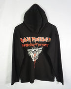 Sudadera Iron Maiden Number Beast Negra Vintage 90s — Talla M