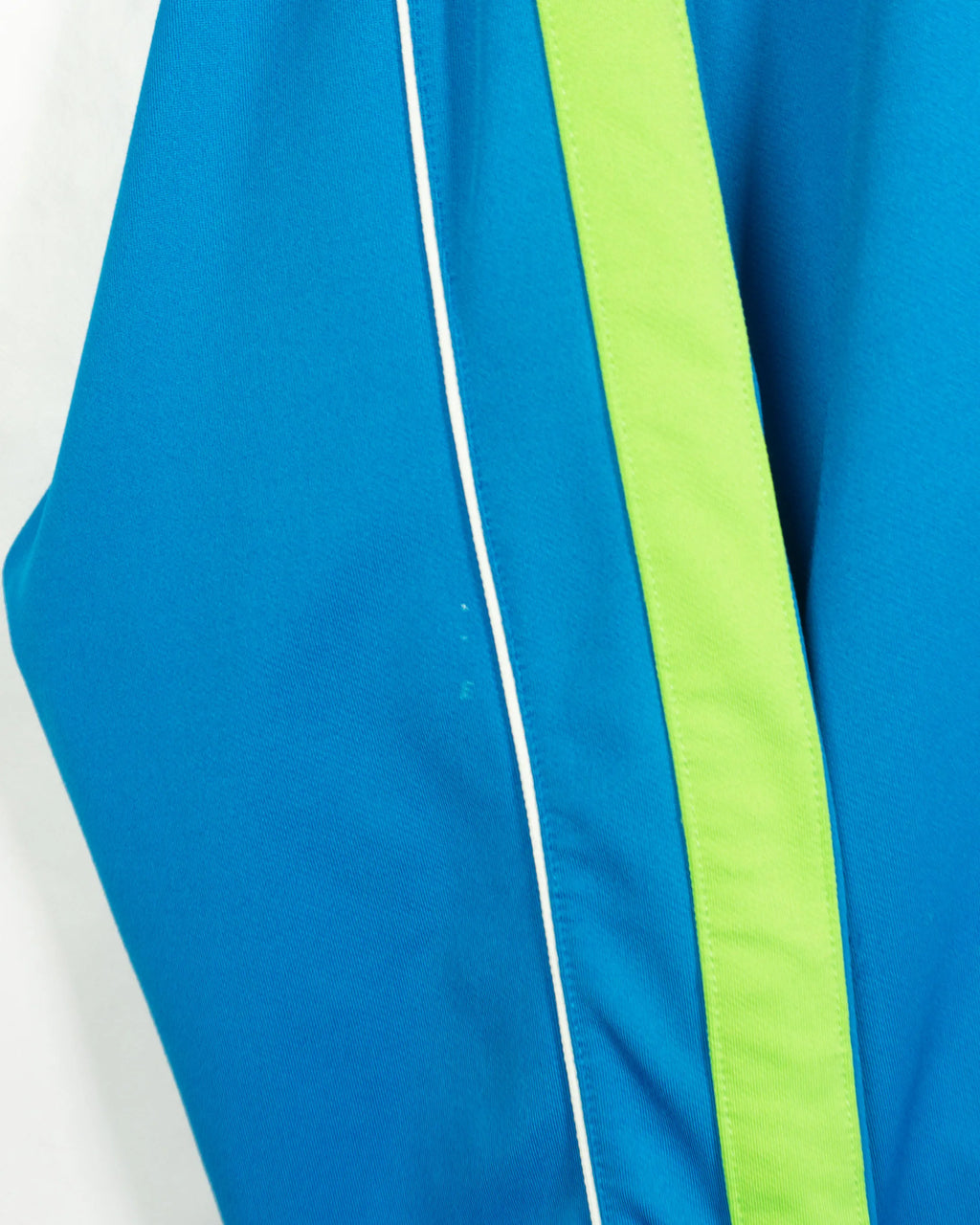 Chaqueta Nike Cremallera Azul Verde Neón — Talla XL