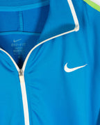 Chaqueta Nike Cremallera Azul Verde Neón — Talla XL