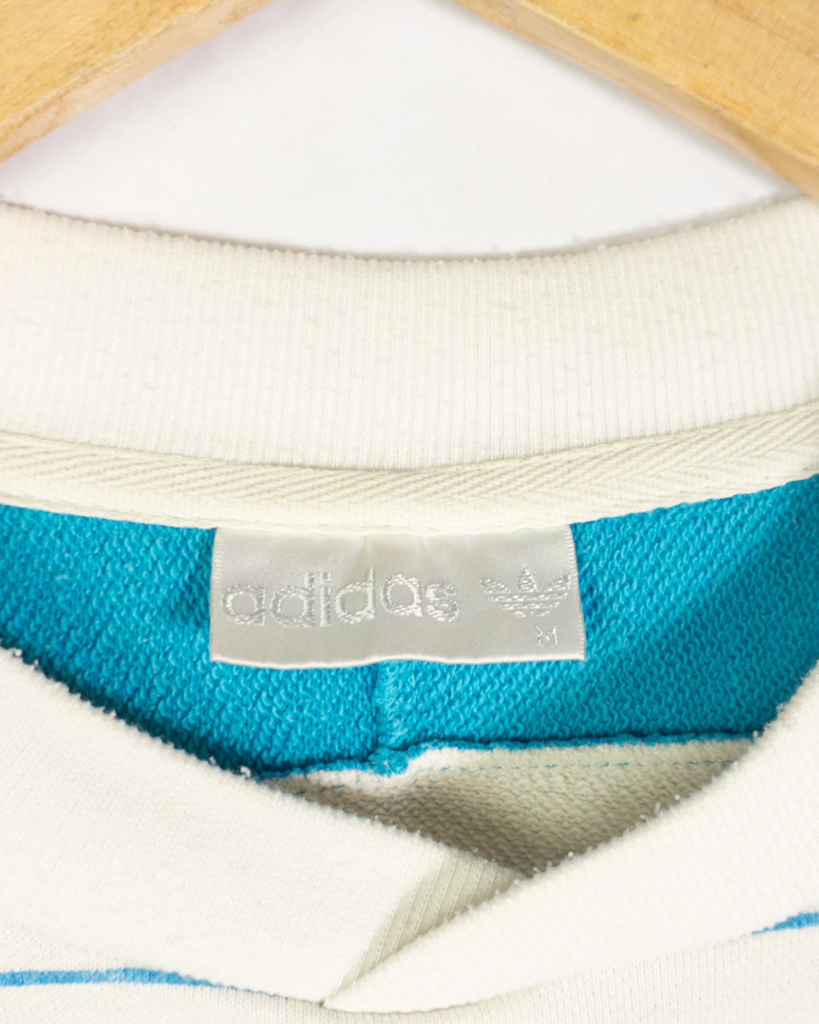 Sudadera Adidas Tennis ATP Rayada Vintage 90s — Talla M