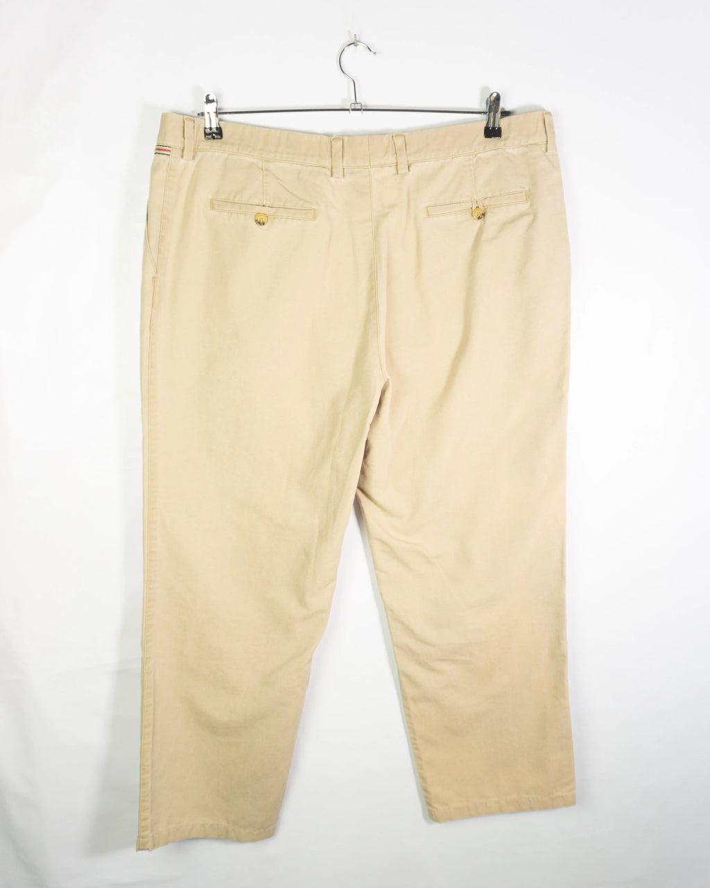 Pantalones Burberry London Beige Vintage 90s — Talla 54