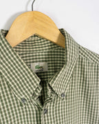Camisa Lacoste Vichy Verde Vintage 00s — Talla L