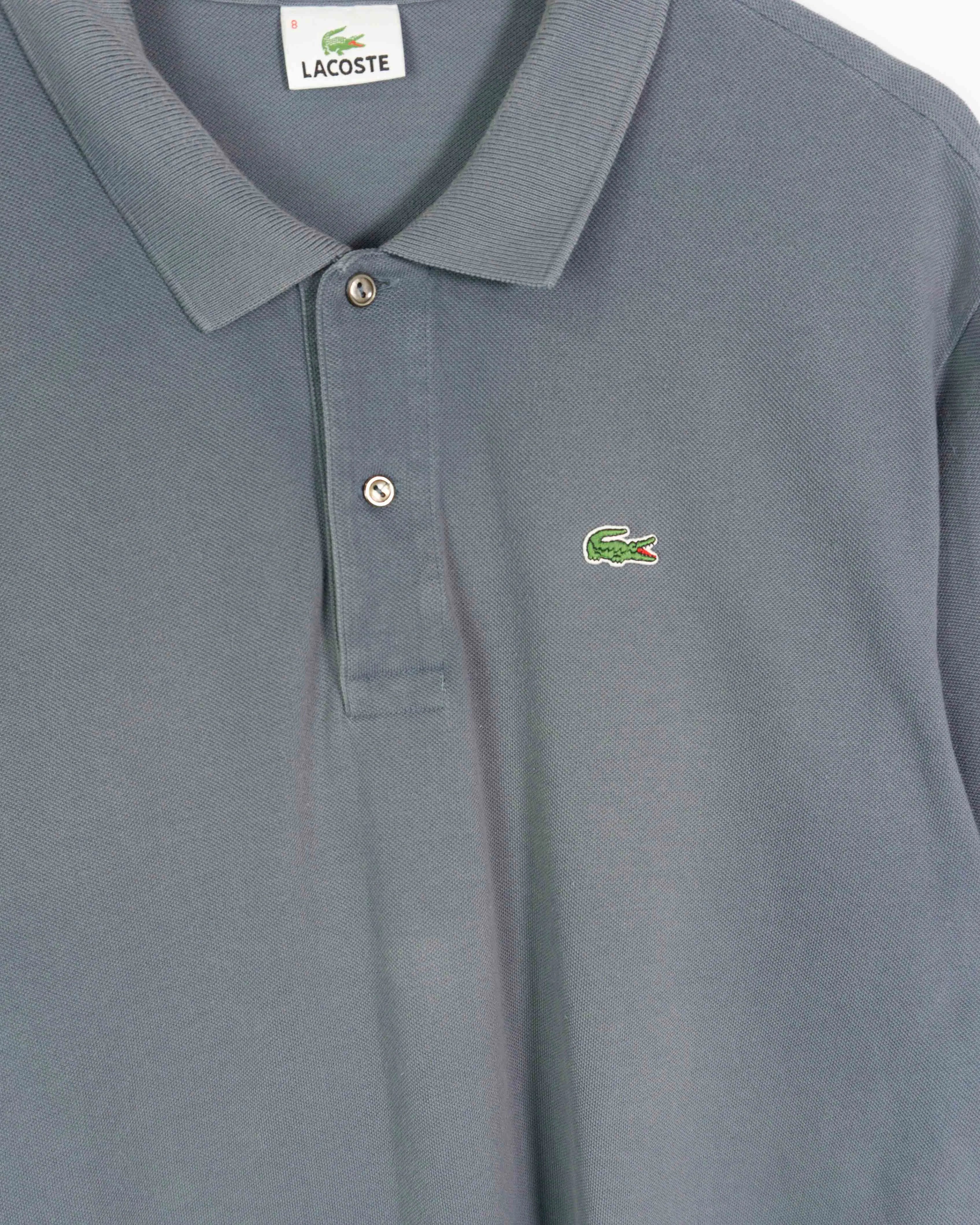 Polo Lacoste Gris Vintage 00s — Talla 2XL