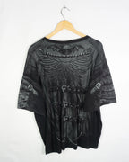 Camiseta Spiral Direct Gótica Negra — Talla 3XL