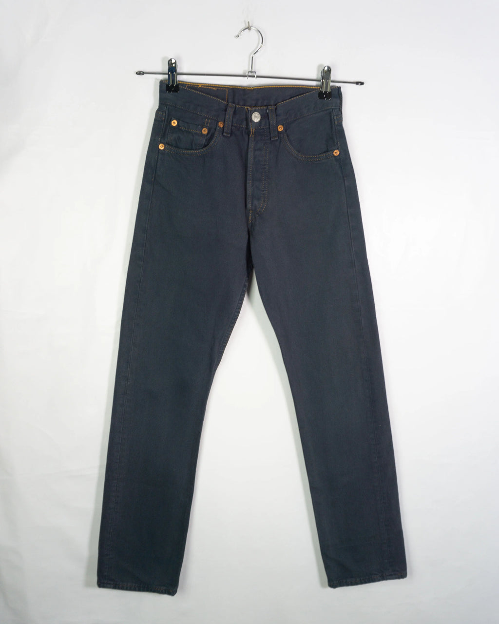 Jeans Levi's 501 Azul Oscuro Vintage — Talla W26