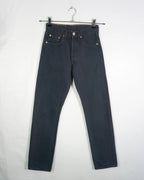 Jeans Levi's 501 Azul Oscuro Vintage — Talla W26