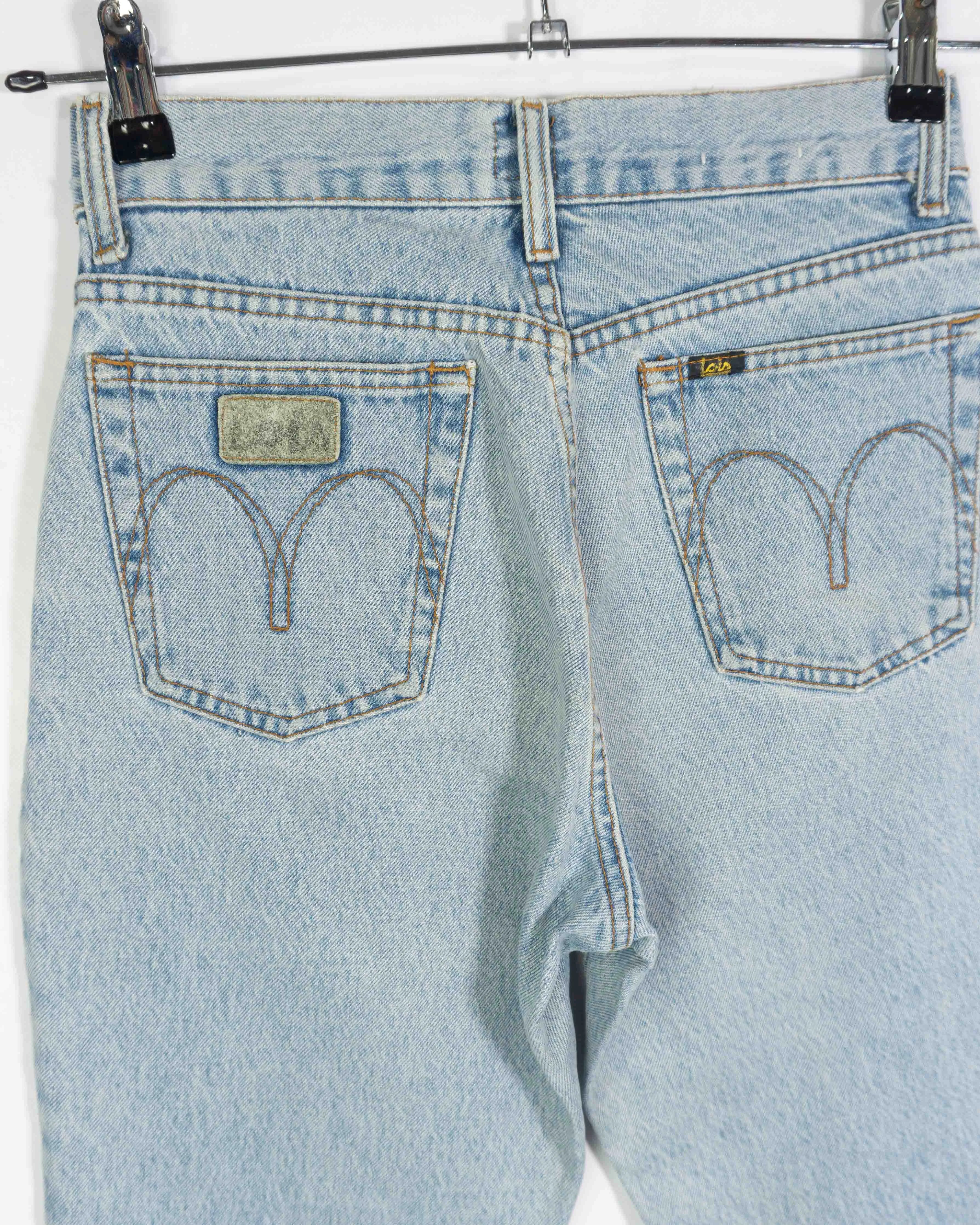 Jeans Lois Denim Claro Tiro Alto Vintage 90s — Talla 37