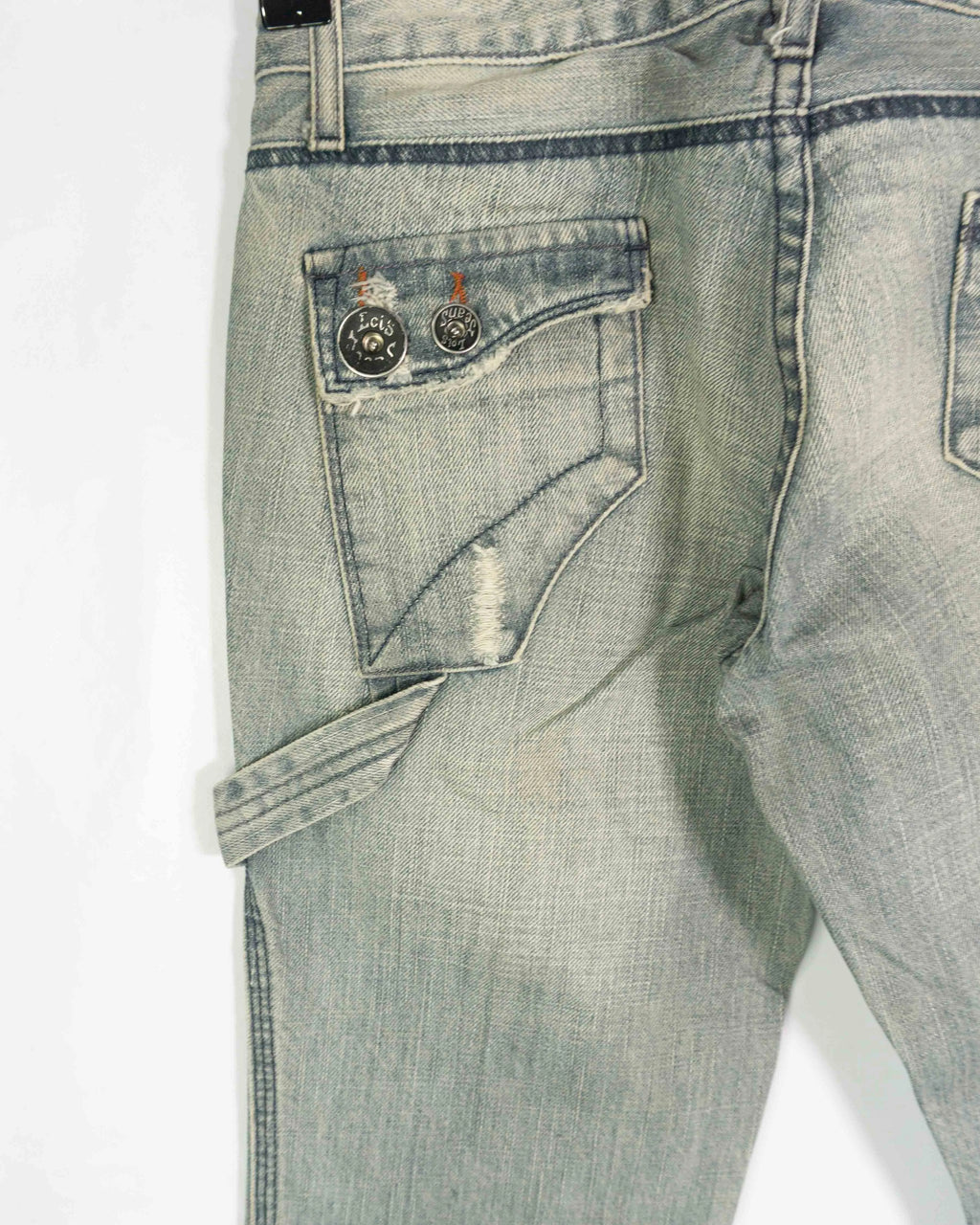 Jeans Lois Vintage Denim Gris Lavado 00s — Talla 34