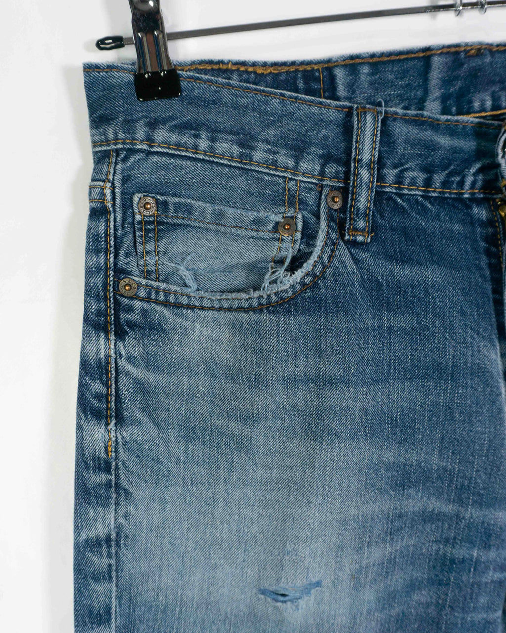 Jeans Levi's 511 Slim Azul Lavado — Talla W33