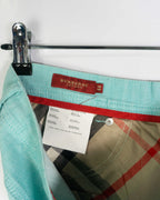 Pantalón Burberry London Denim Turquesa — Talla 44