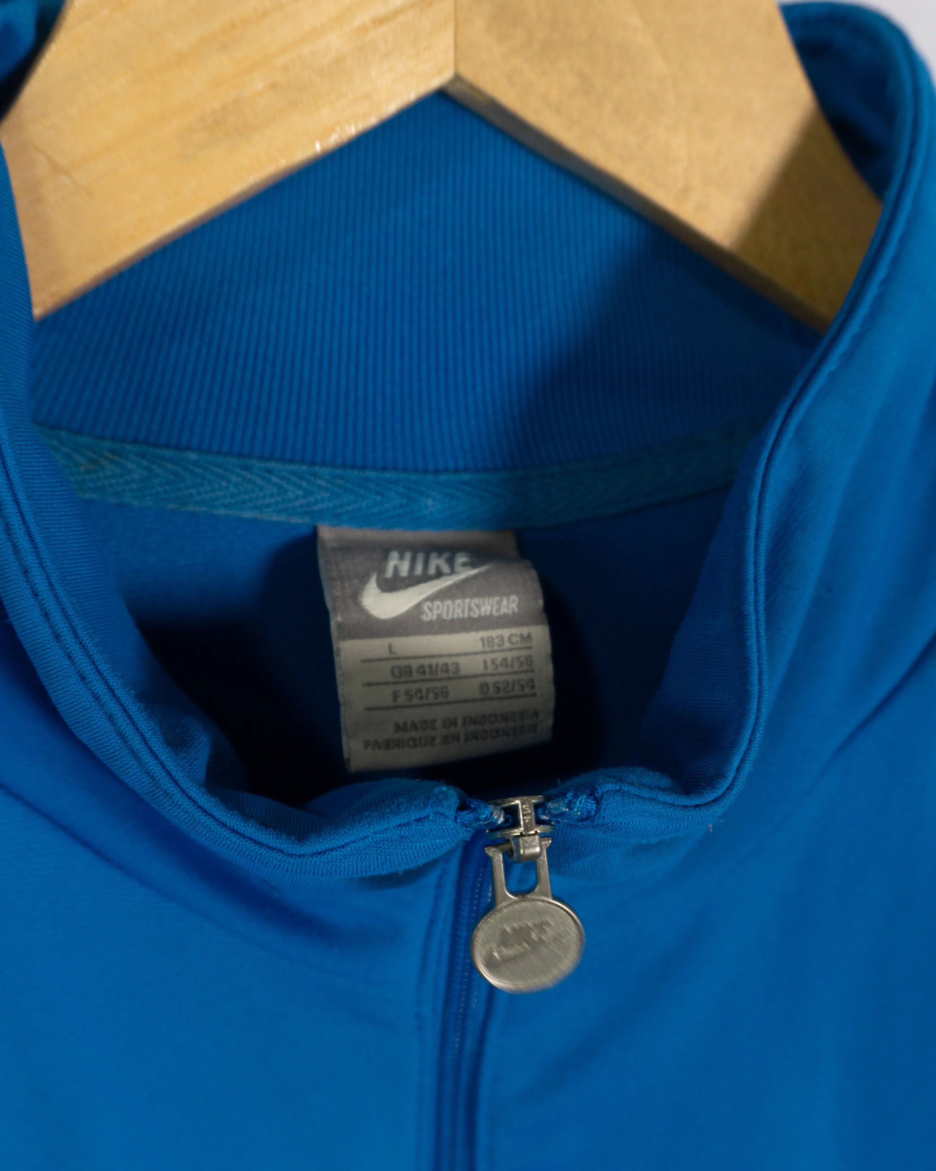 Chaqueta Nike Sportswear Azul Vintage 00s — Talla L