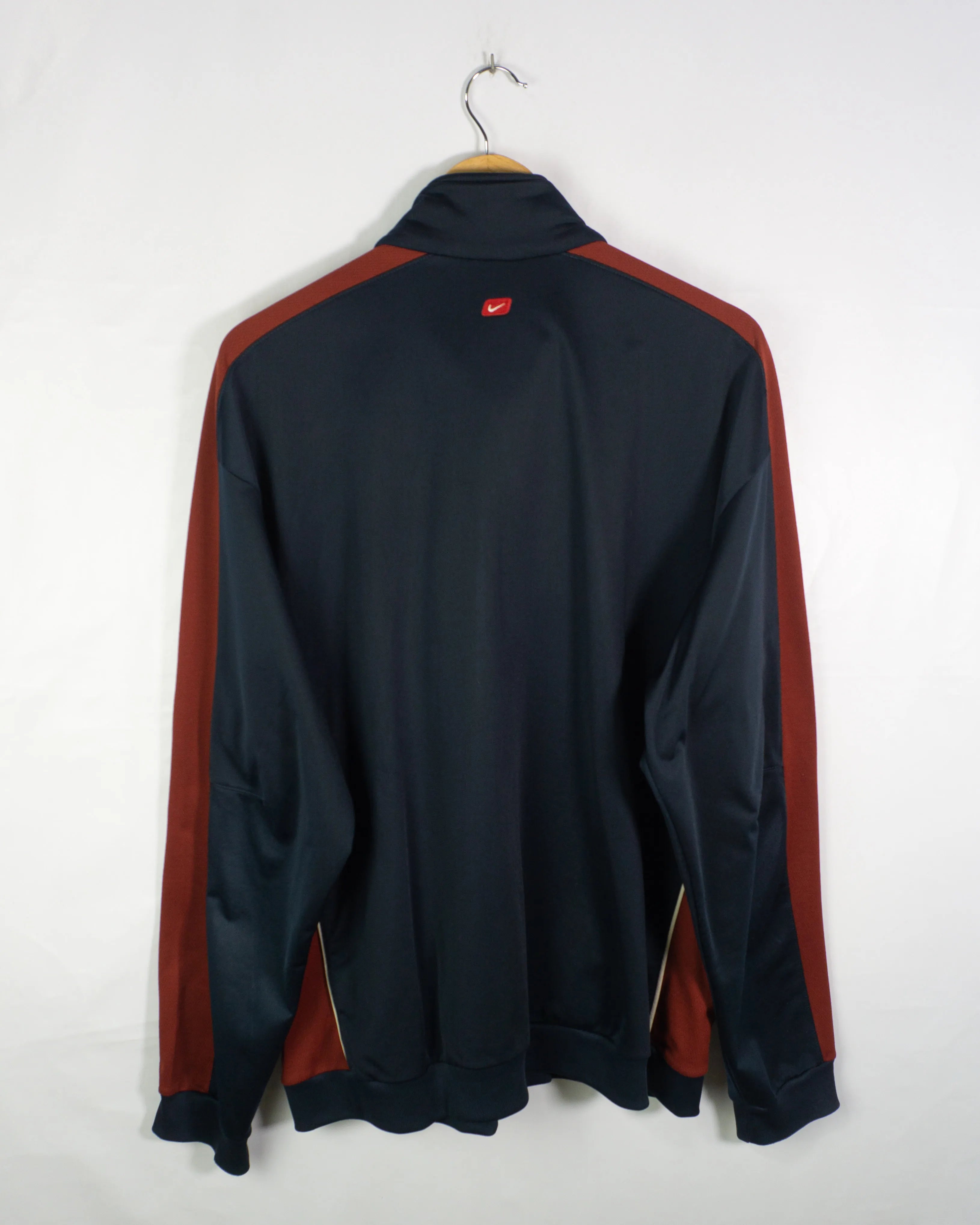 Chaqueta Nike Azul Marino Granate Vintage 00s — Talla XL