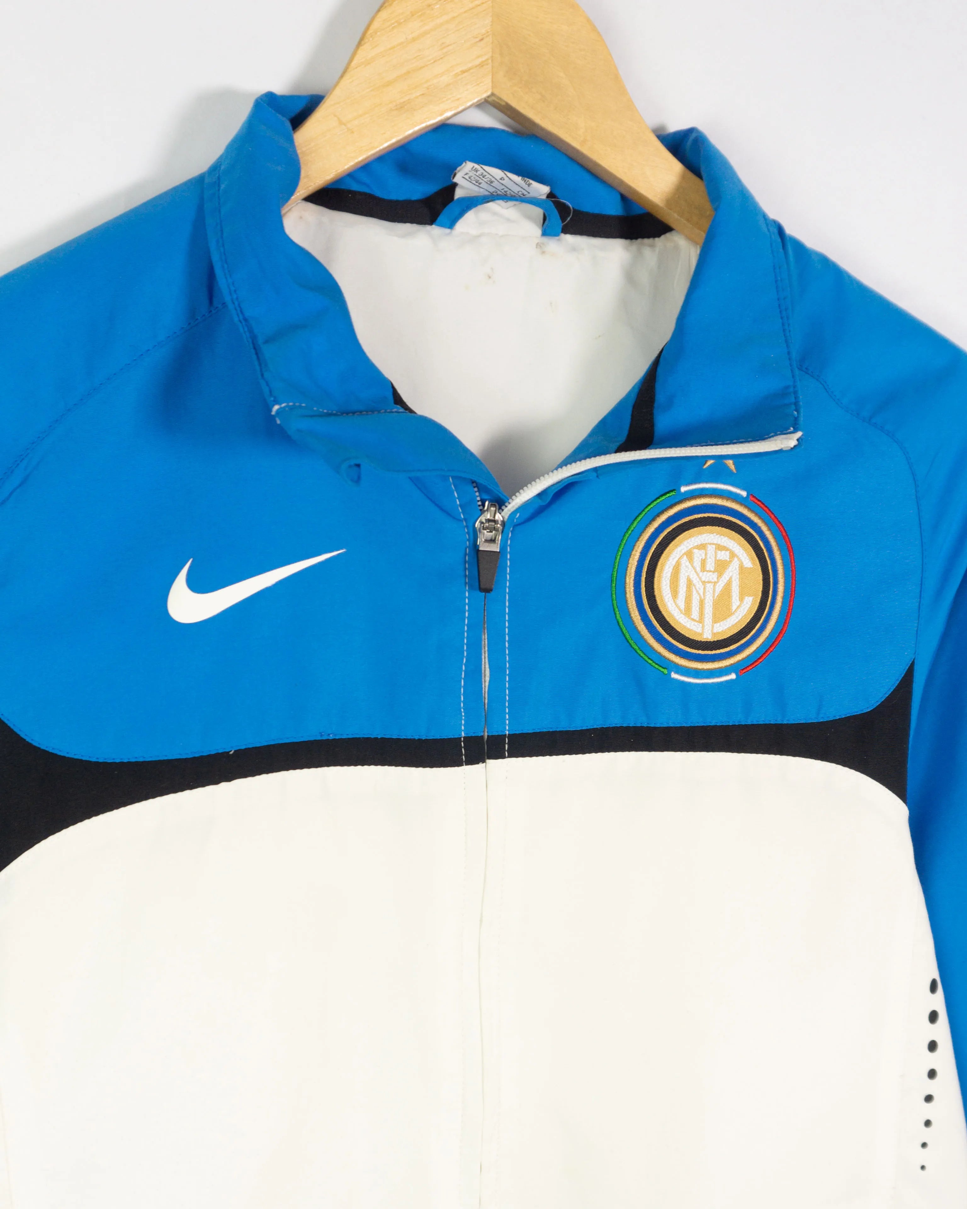 Chaqueta Nike Inter de Milán Azul Blanca — Talla S