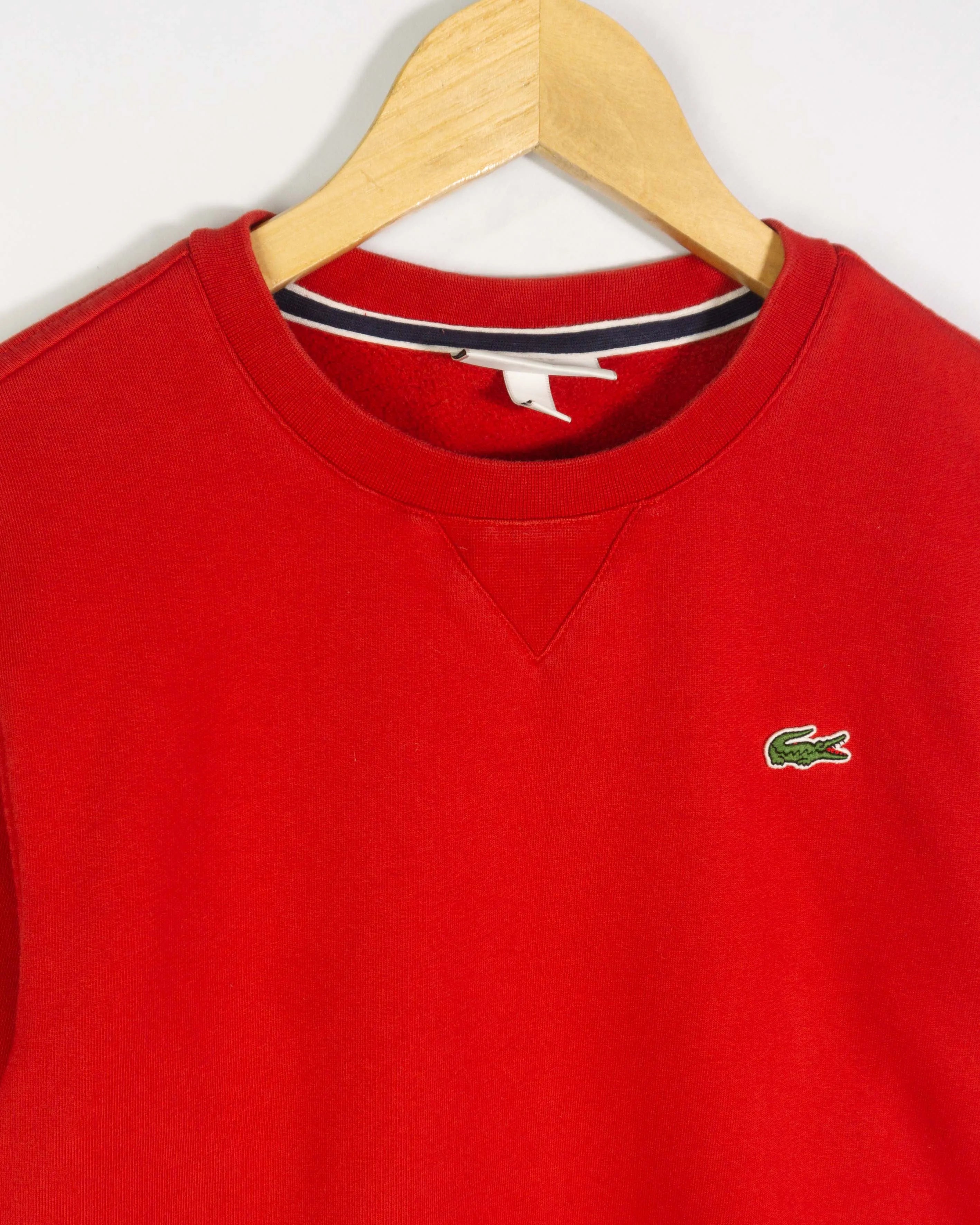 Sudadera Lacoste Sport Roja — Talla XS