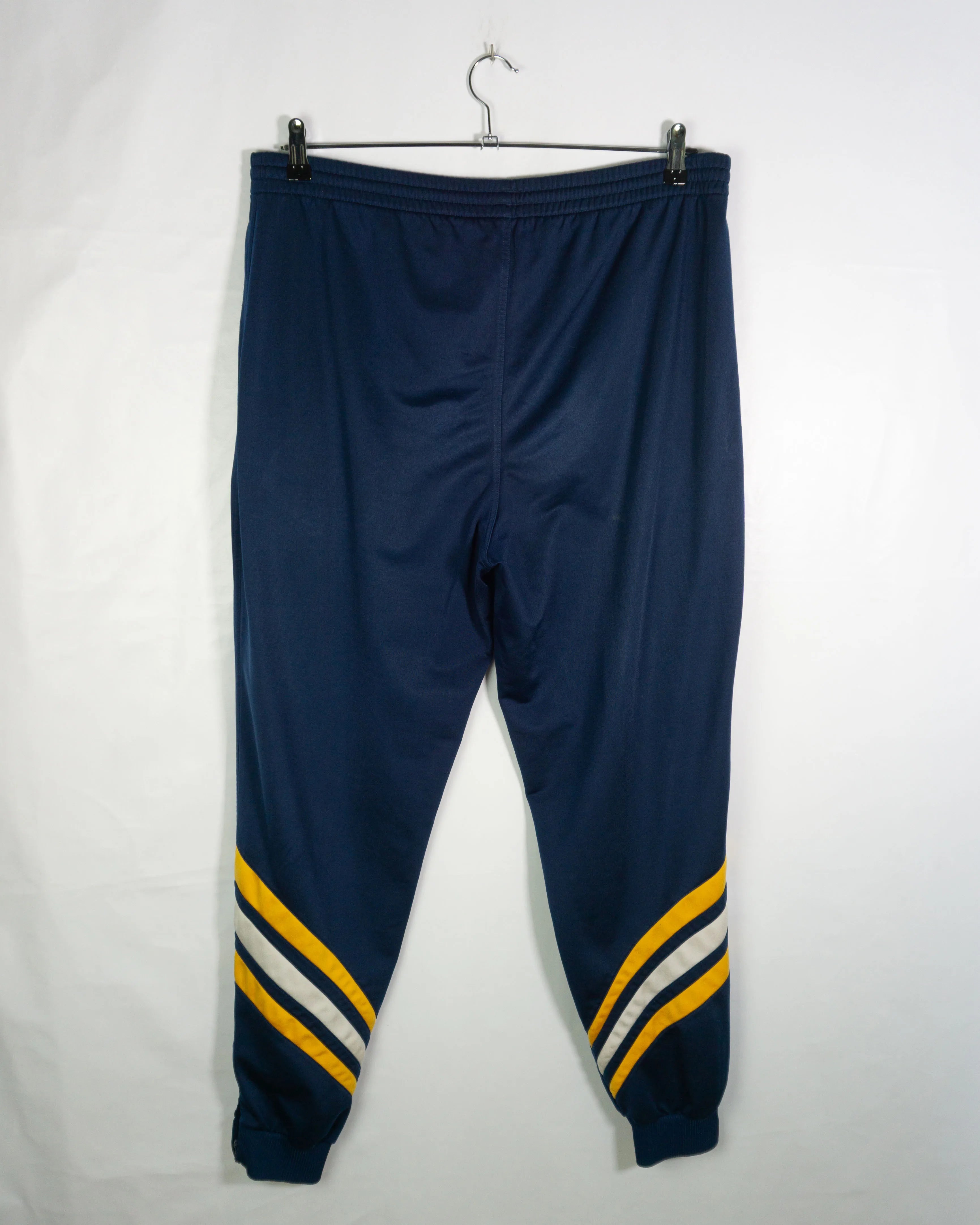 Pantalón Adidas Real Madrid Azul Marino Vintage 90s — Talla XL
