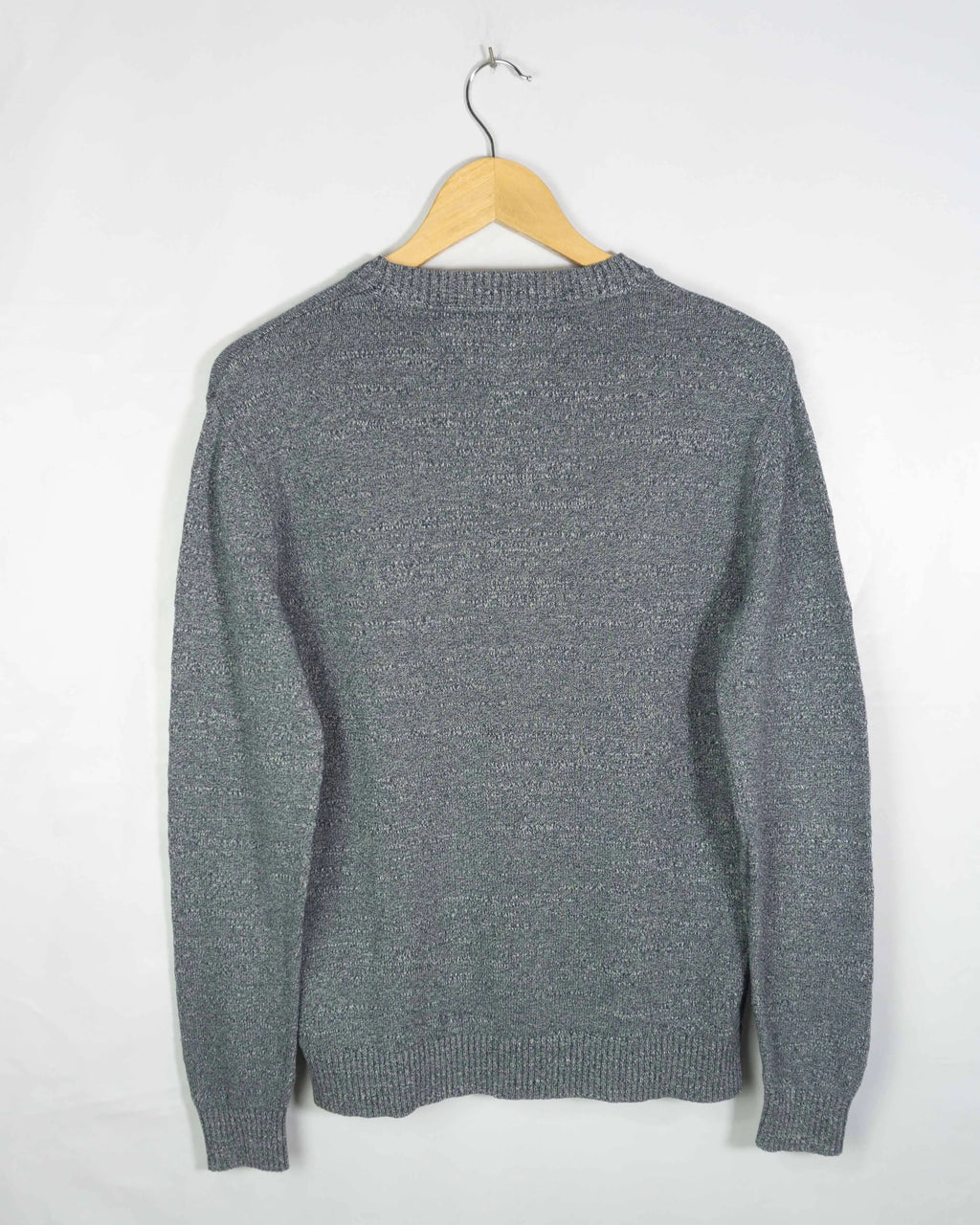 Jersey Tommy Jeans Punto Jaspeado Gris — Talla S