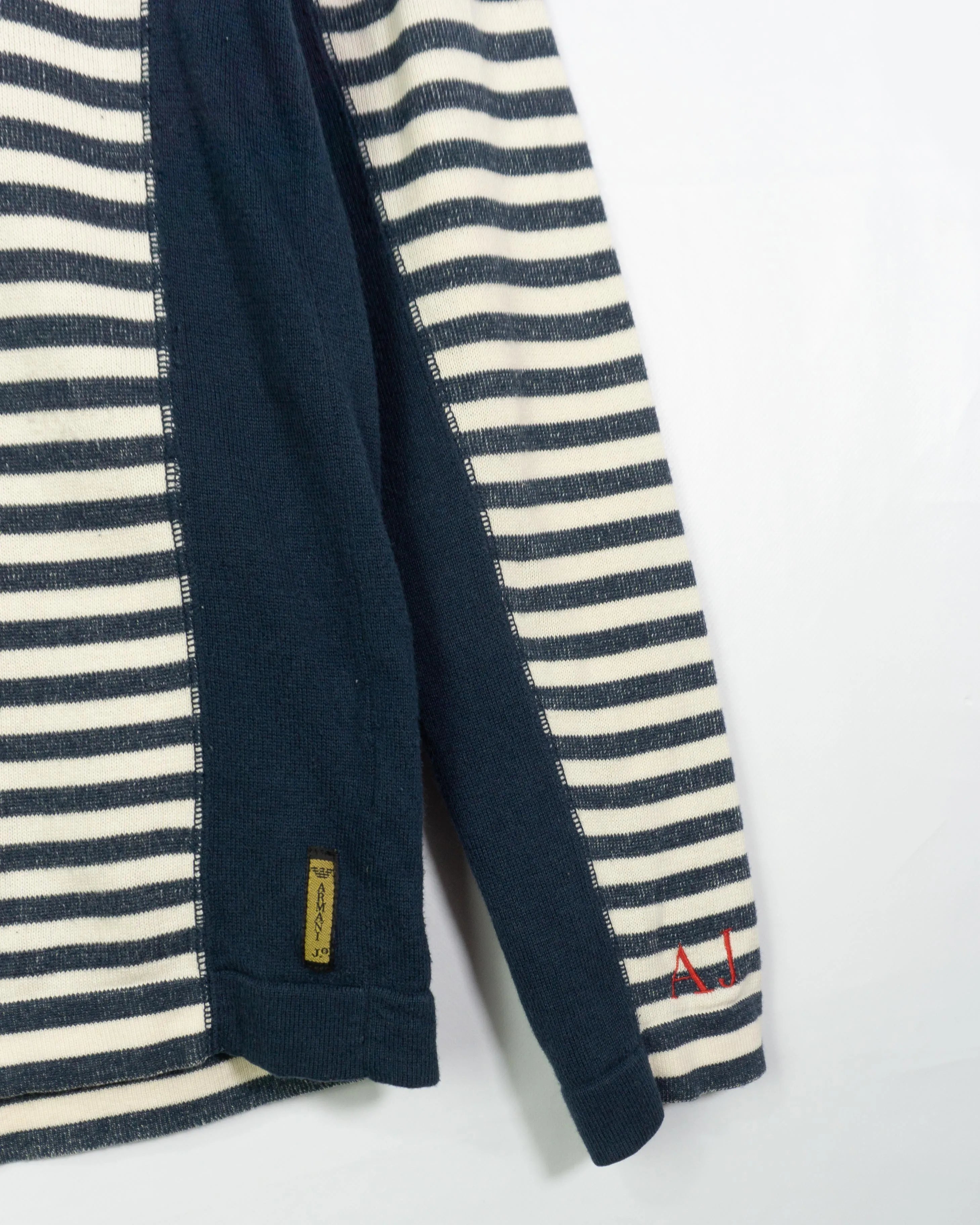jersey Armani Jeans Rayas Marineras Azul Mujer — Talla M
