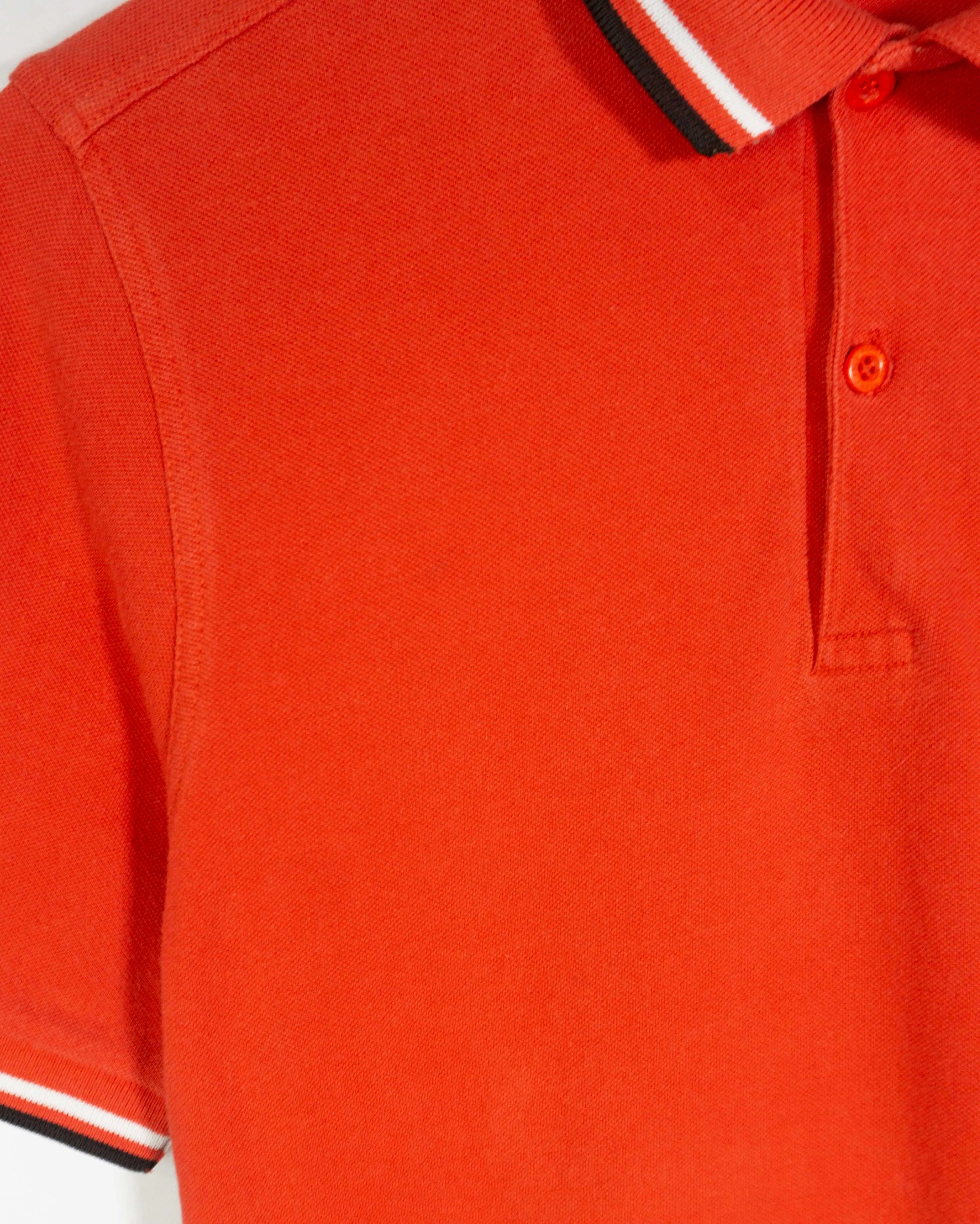 Polo Fred Perry Twin Tipped Naranja Slim Fit — Talla S