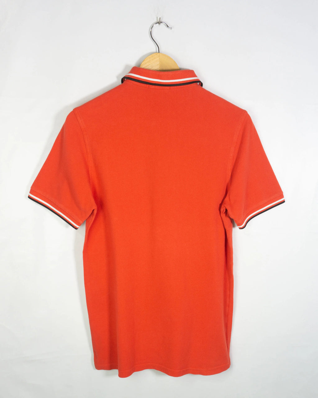 Polo Fred Perry Twin Tipped Naranja Slim Fit — Talla S