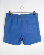 Bañador Polo Ralph Lauren Azul Logo Amarillo — Talla M