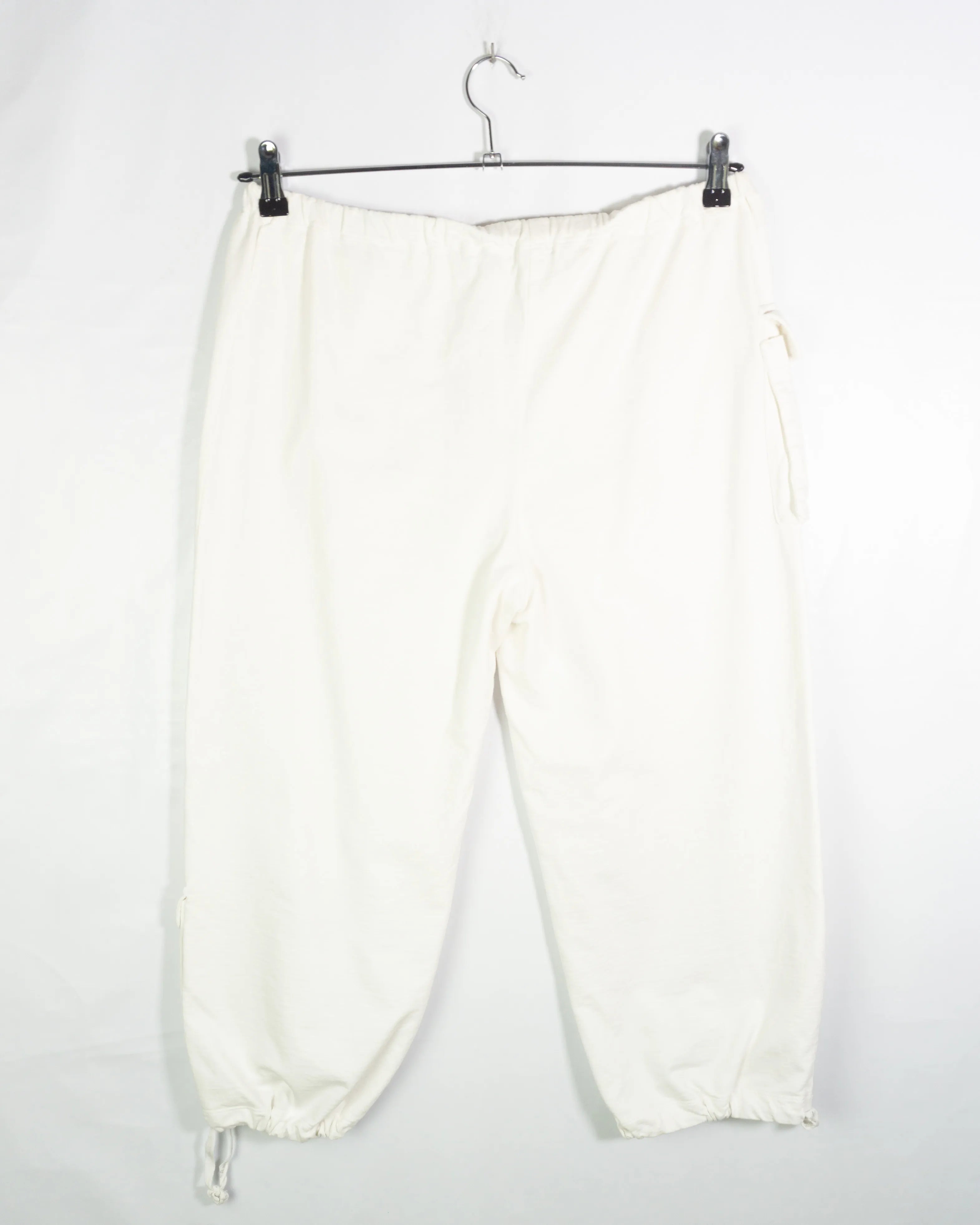 Pantalón Pirata Burberry London Blanco Mujer — Talla L