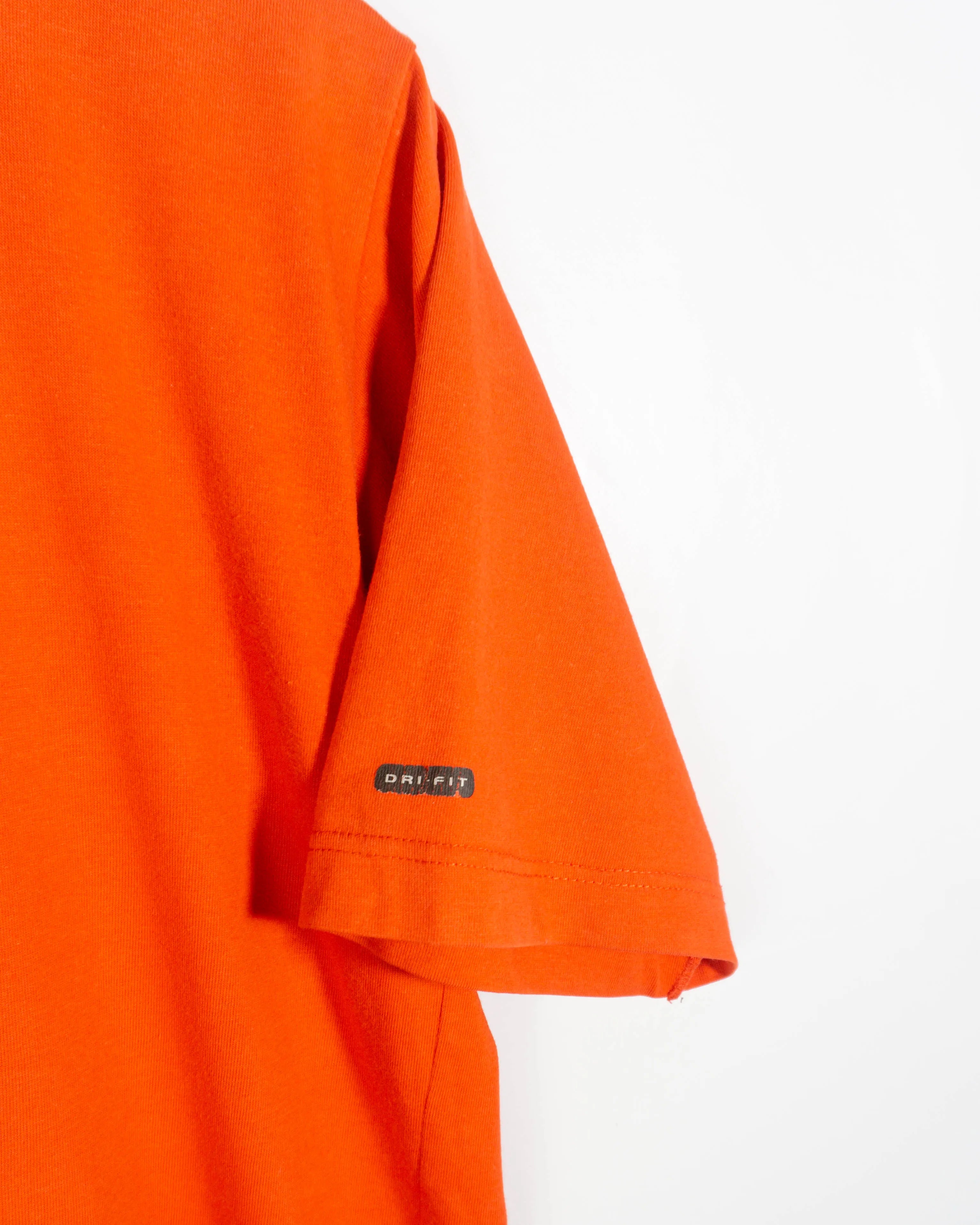 Camiseta Nike Dri-Fit Total 90 Naranja Vintage 00s — Talla S