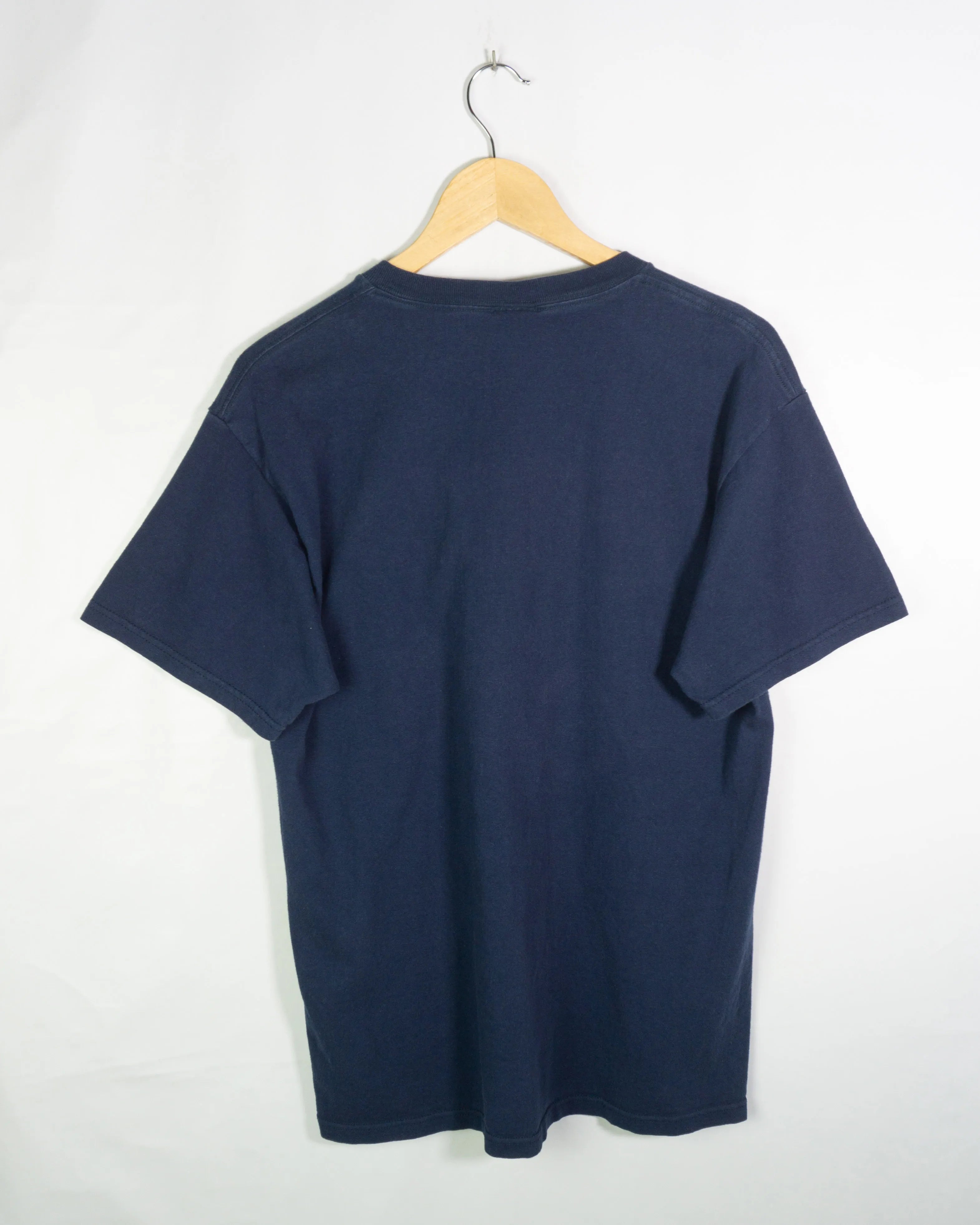 Camiseta Route 66 Americas Highway Azul Marino Vintage — Talla L
